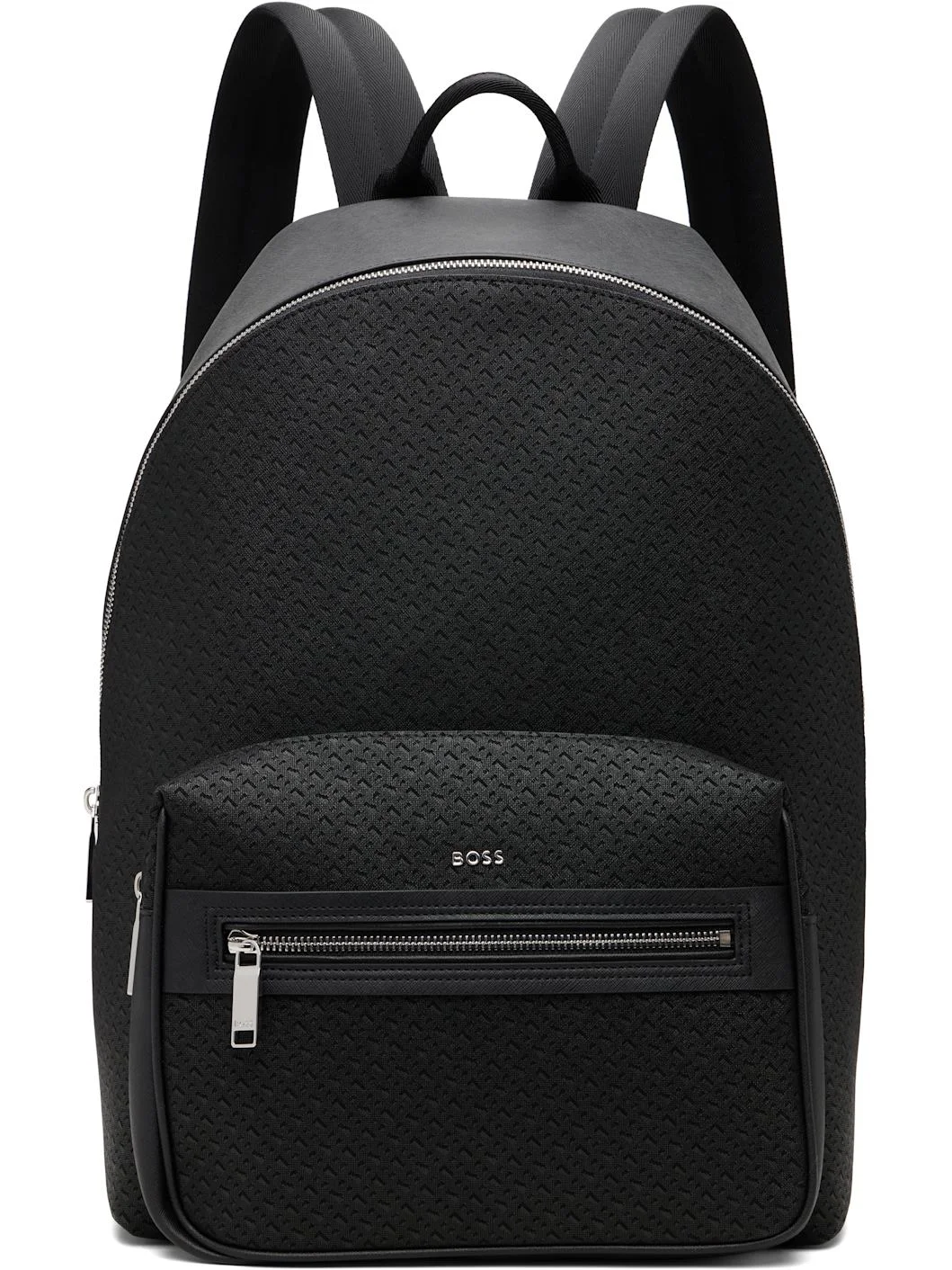 Black Logo Hardware Backpack - 1