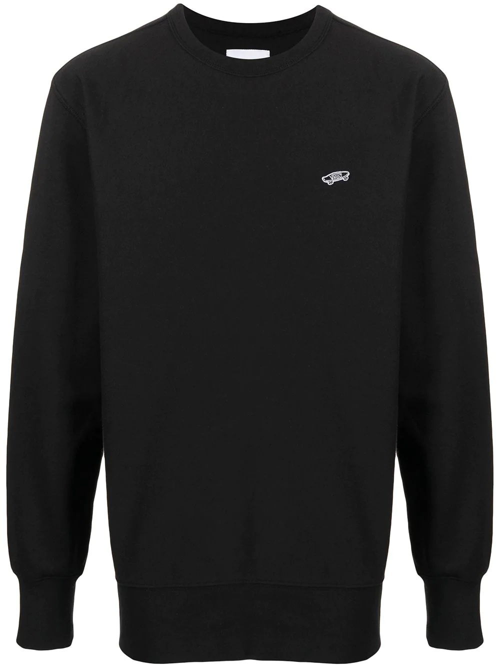 logo-embroidered sweatshirt - 1