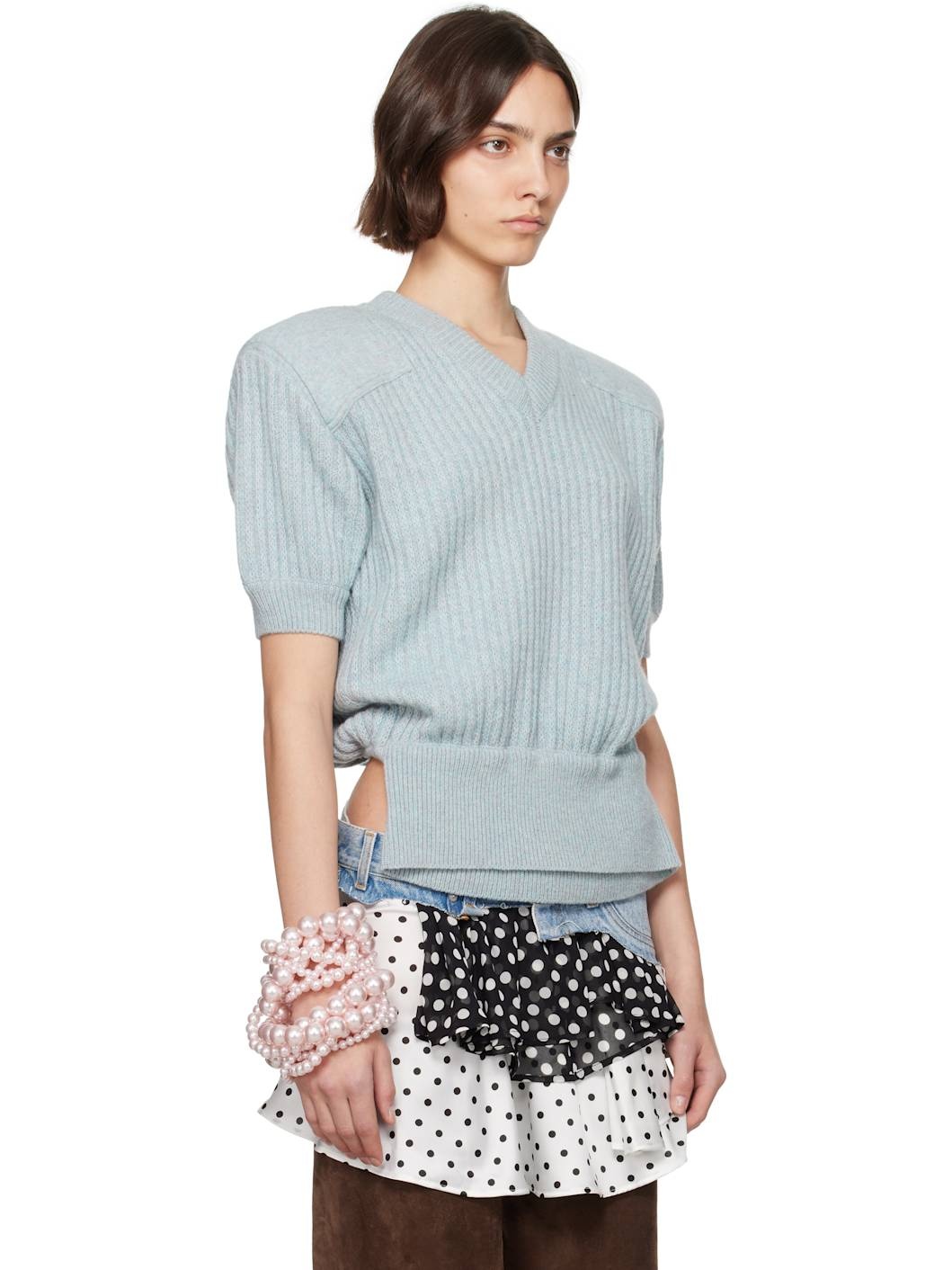 Blue Display Army Sweater - 2