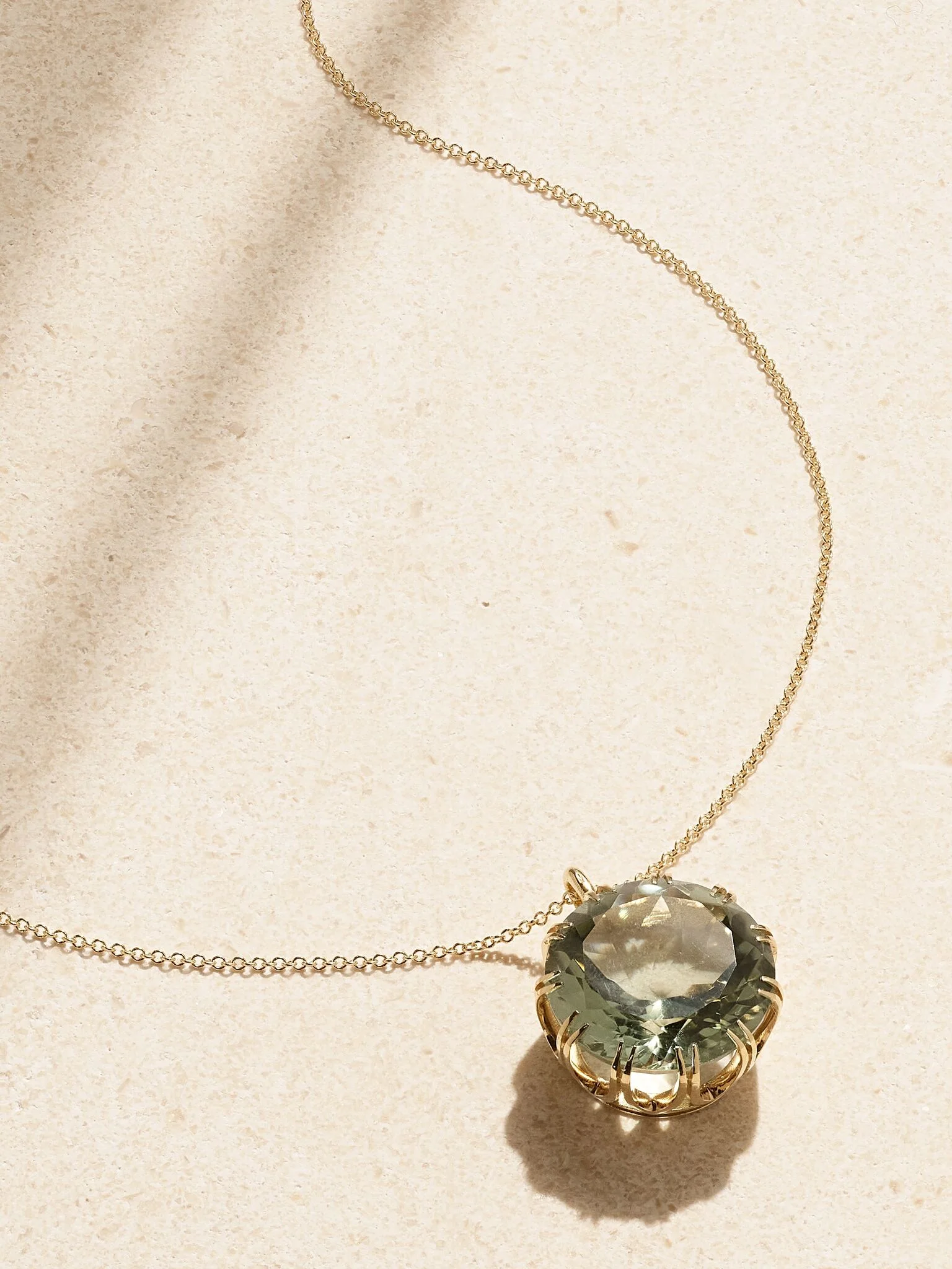 Crown 18-karat gold amethyst necklace Gold - 1