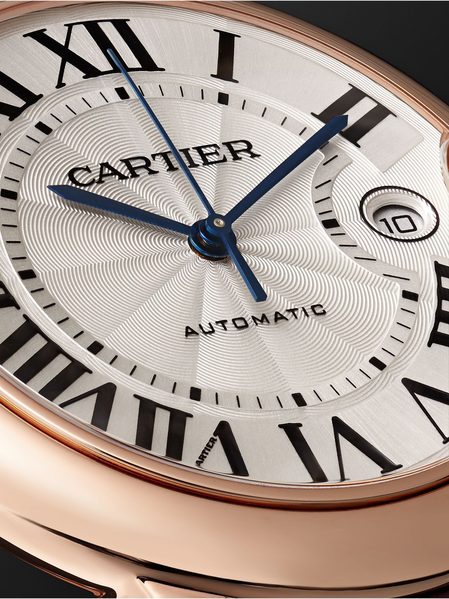 Ballon Bleu de Cartier Automatic 42mm 18-Karat Pink Gold and Alligator Watch, Ref. No. CRWGBB0017 - 7