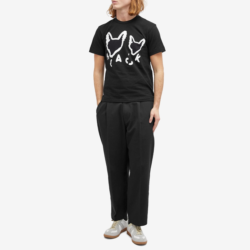 BLACK COMME des GARÇONS Comme des Garçons Black x Filip Pagwski Fox Print T-Shirt outlook