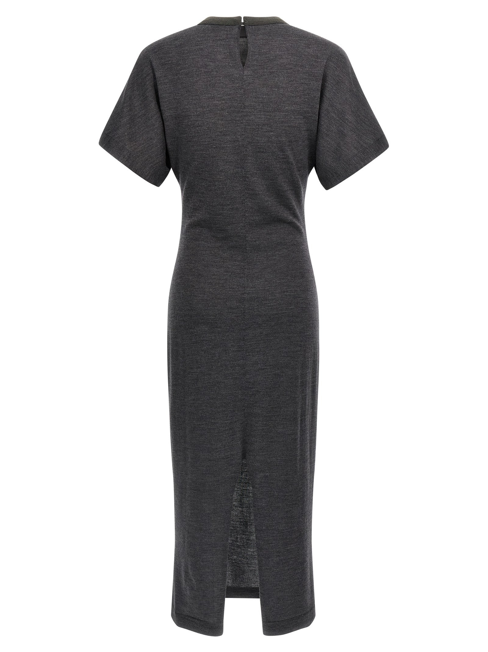 Wool Dress Dresses Gray - 2