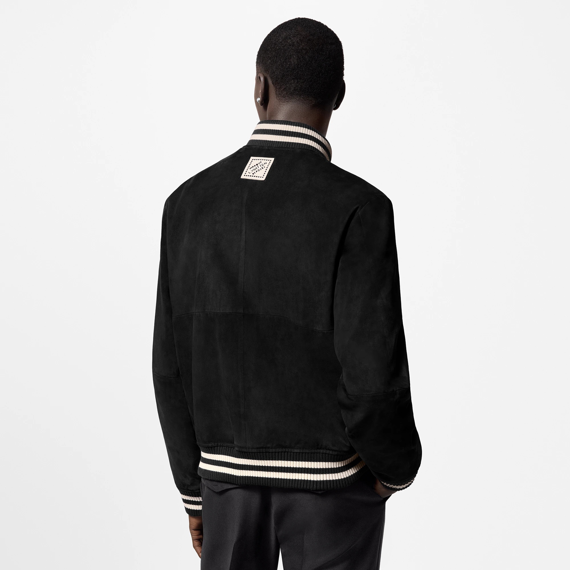 Embellished Lambskin Bomber Blouson - 5