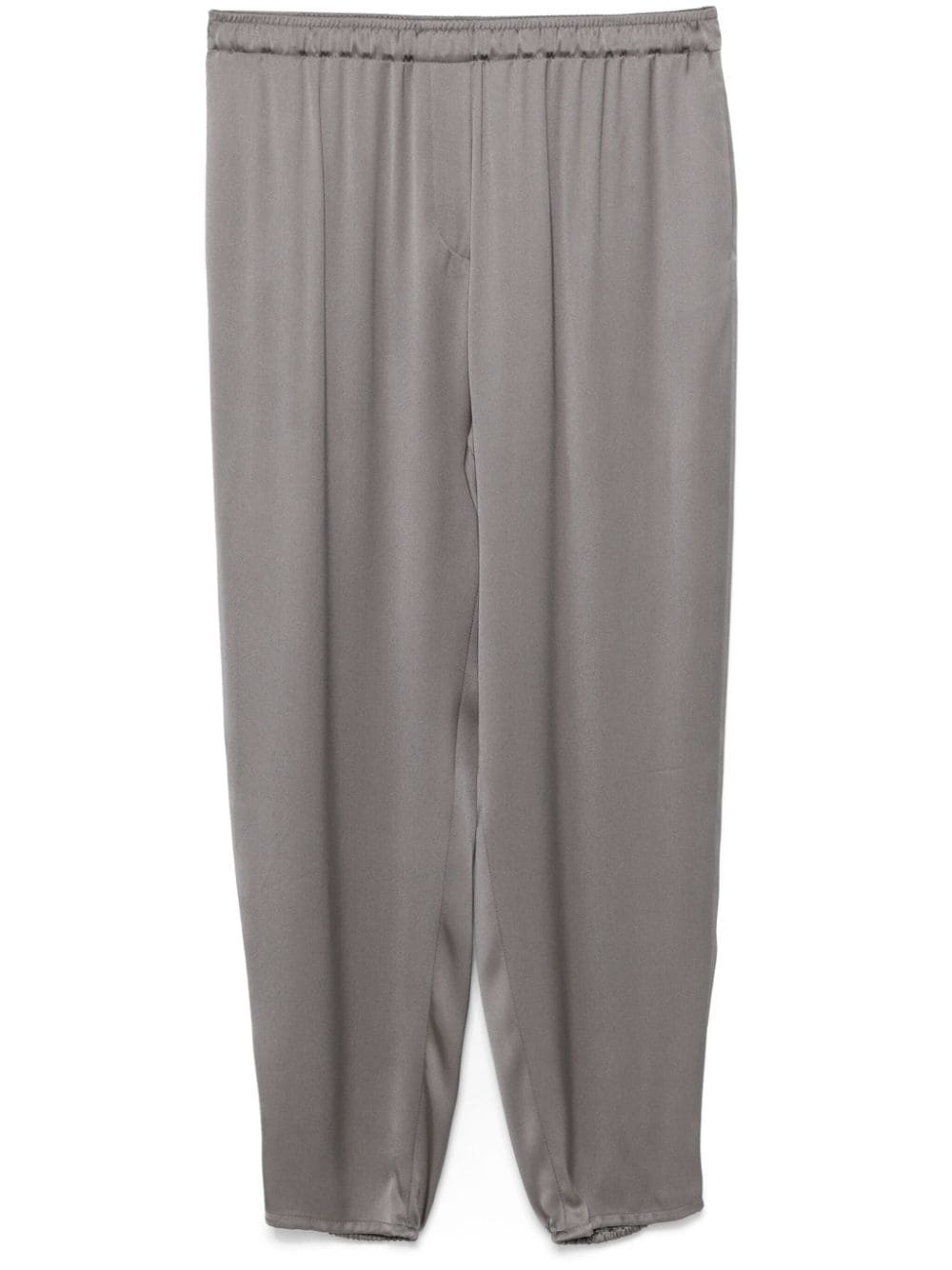 silk tapered trousers - 1