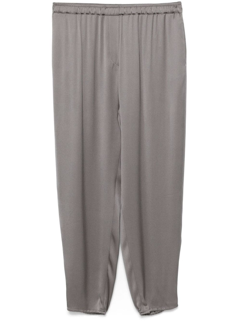 silk tapered trousers 1