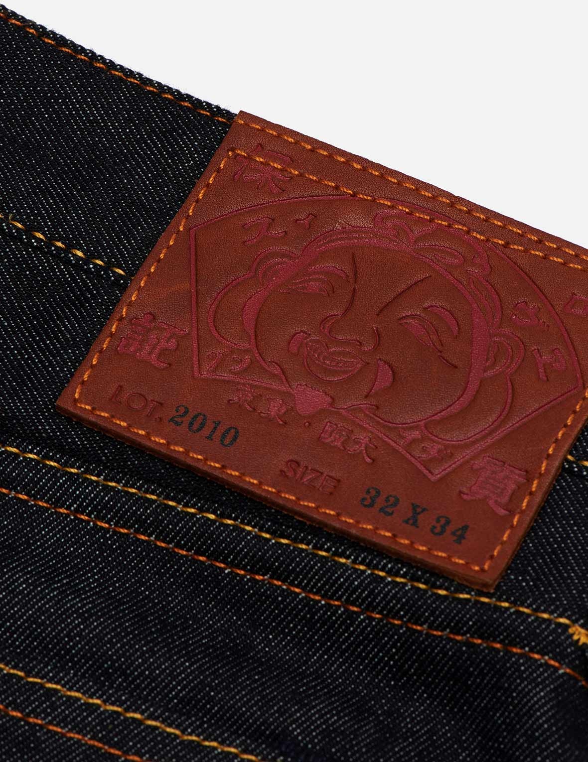 ECRU BRUSHSTROKE DAICOCK SLIM STRAIGHT FIT JEANS #2010 - 9