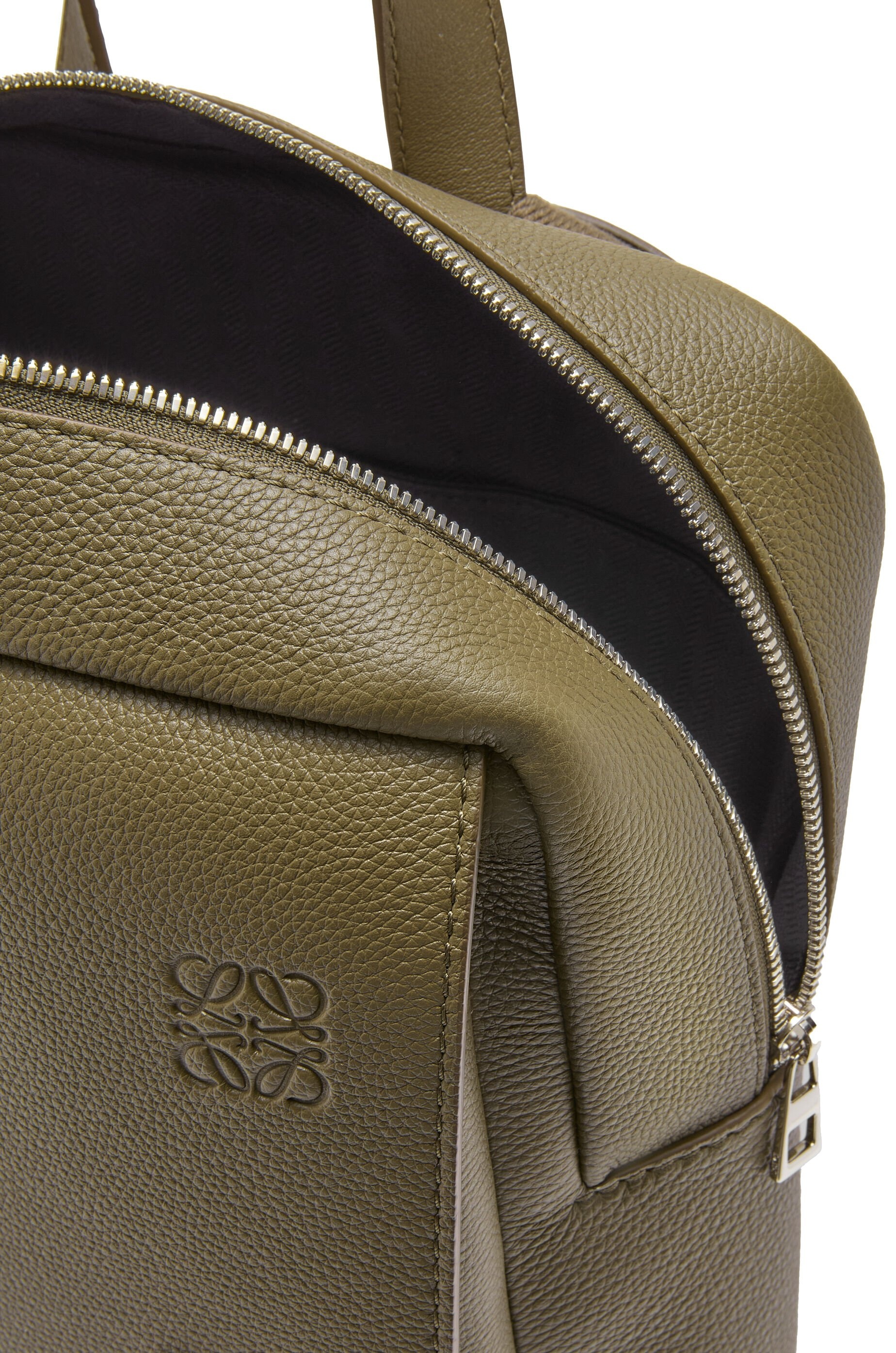 Military backpack in soft grained calfskin - 4