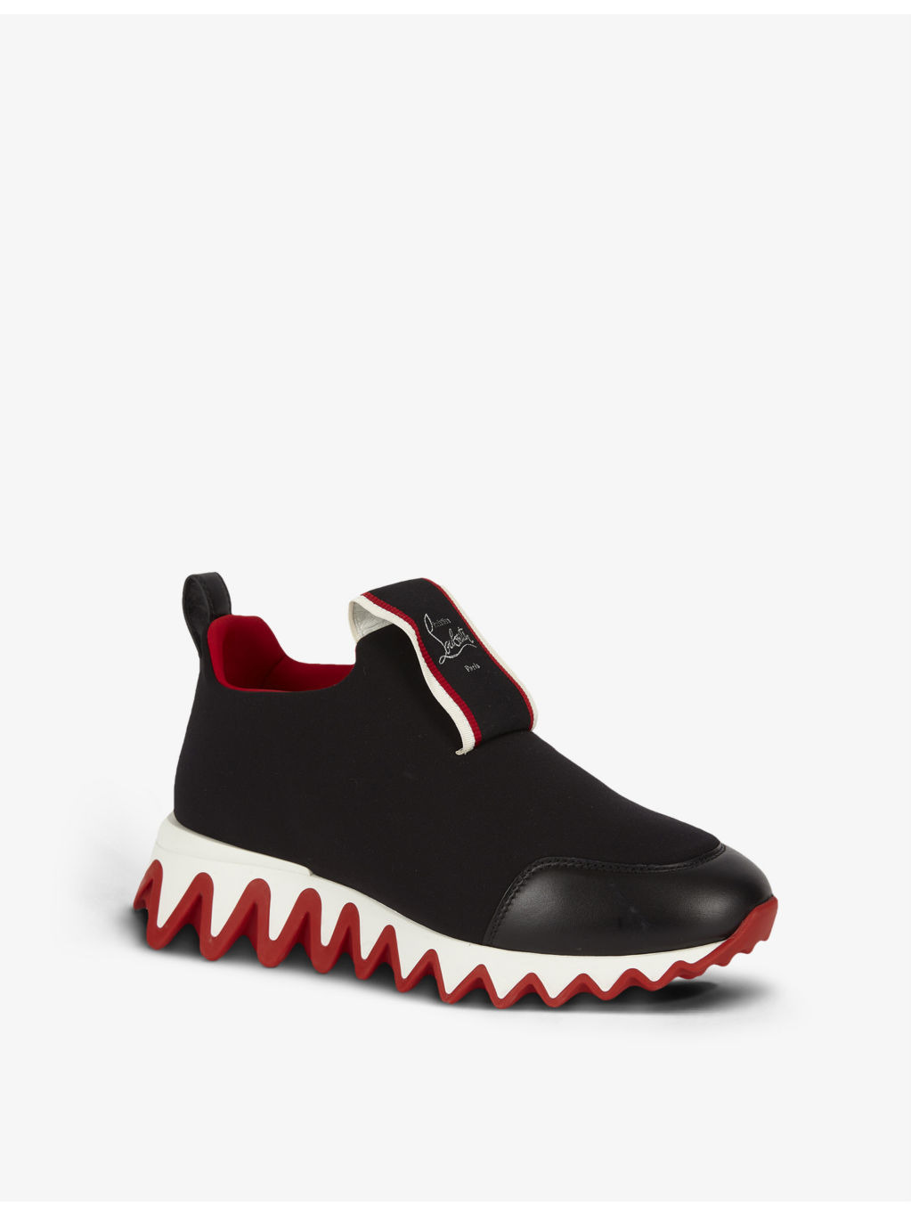 Tiketa Run leather and mesh trainers - 3