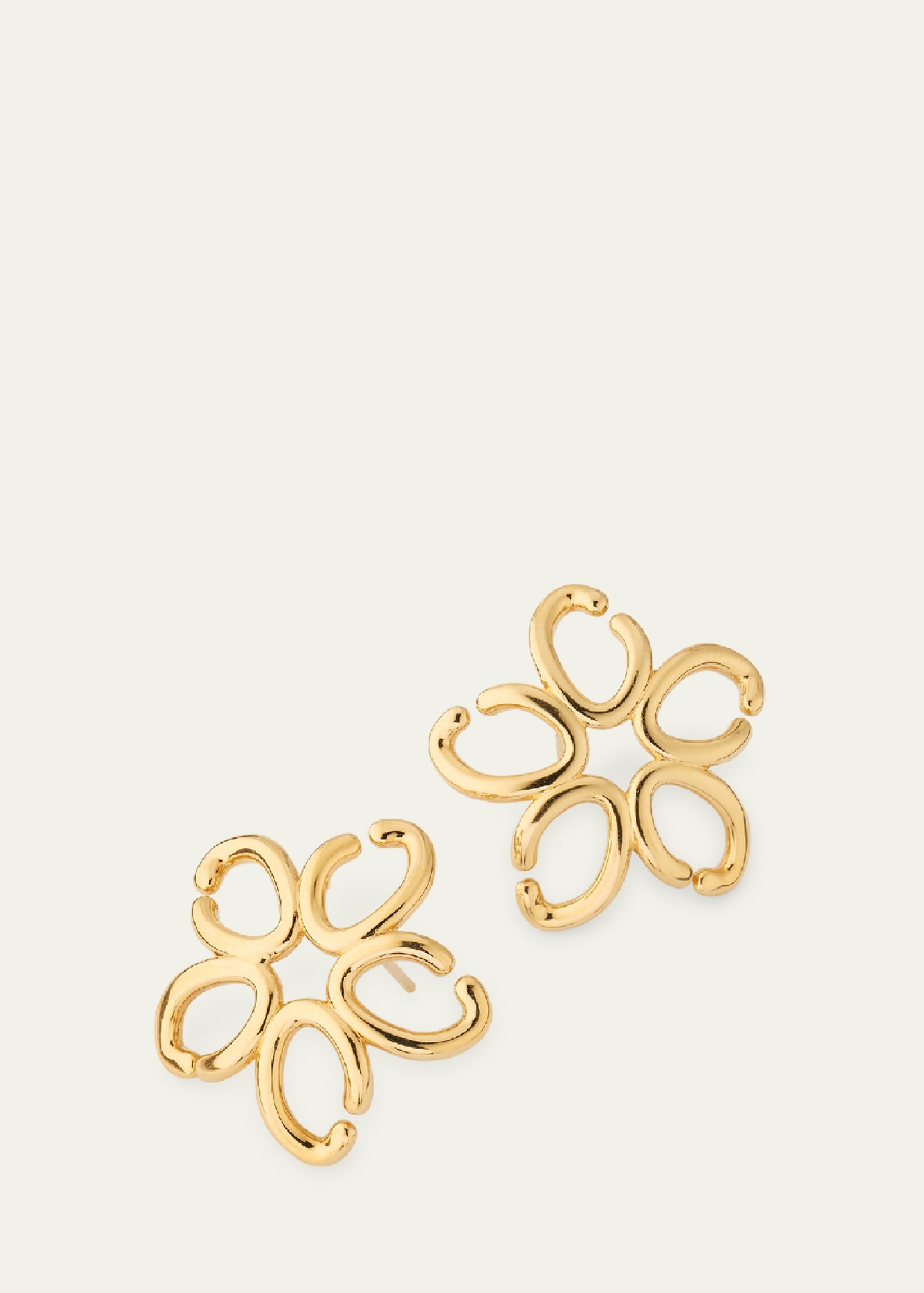 Small O Flower Earrings - 3