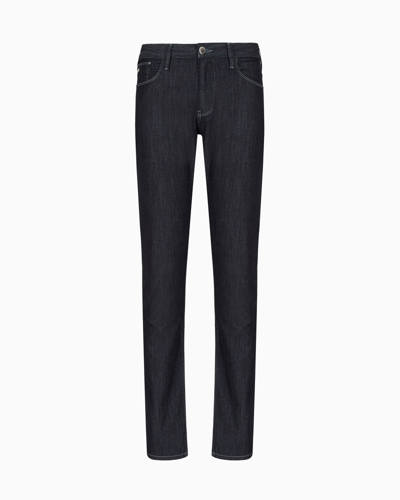 J06 WORN-EFFECT WASH, SLIM-FIT, 8 OZ DENIM JEANS 1