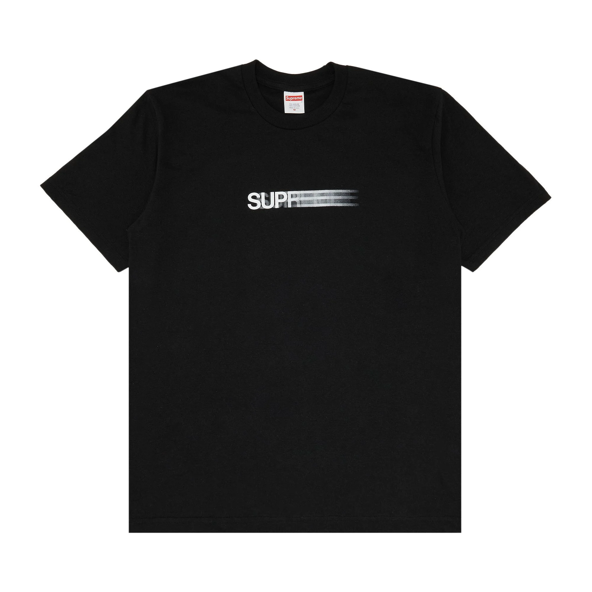 Supreme Motion Logo Tee 'Black' - 1