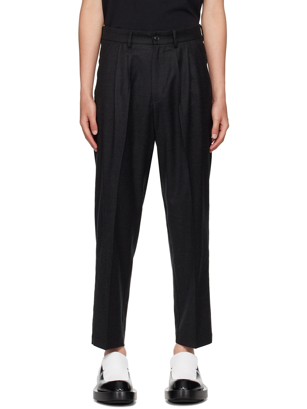 Black Nerio Trousers - 1