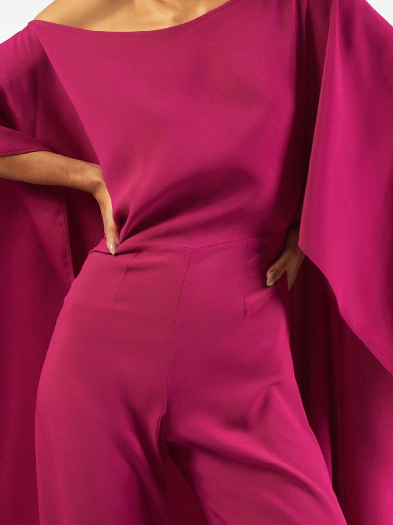 Jerry one-shoulder cape jumpsuit 5