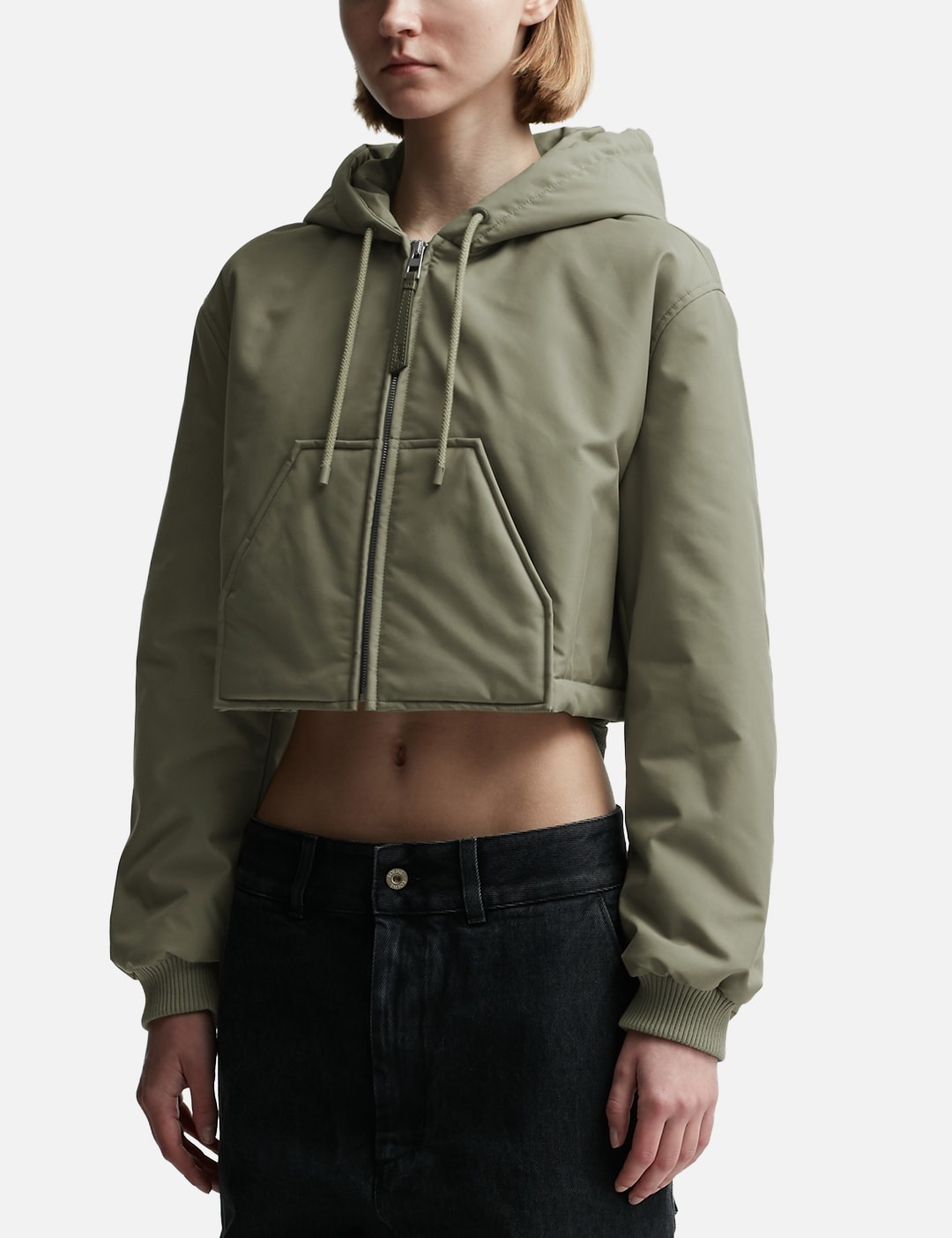 CROPPED HOODED JACKET - 2