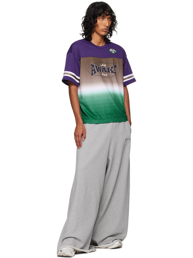 AWAKE NY Brown LES Football Jersey T-shirt outlook