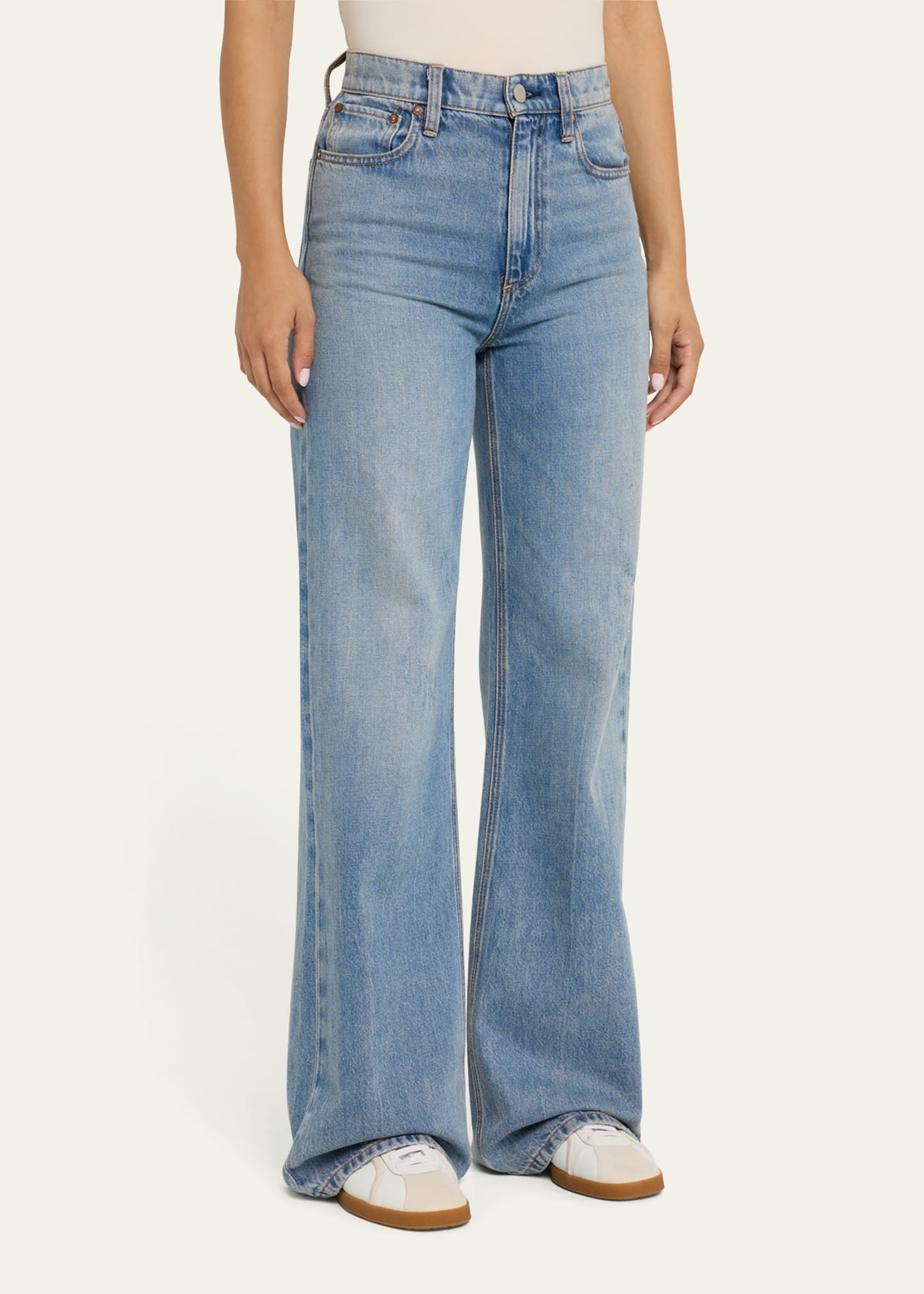 Weezy High-Rise Wide-Leg Jeans - 4