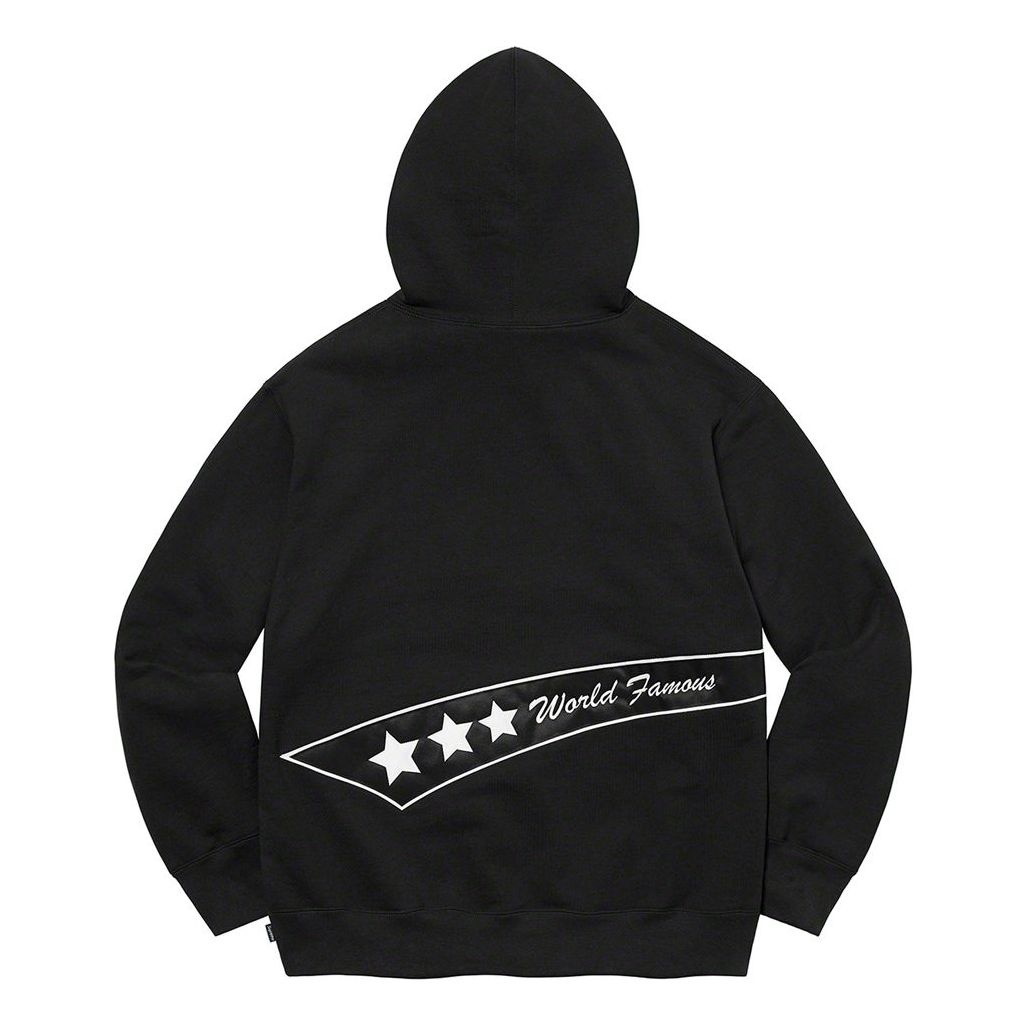 Supreme Tail Hooded Sweatshirt 'Black White' SUP-FW21-389 - 2