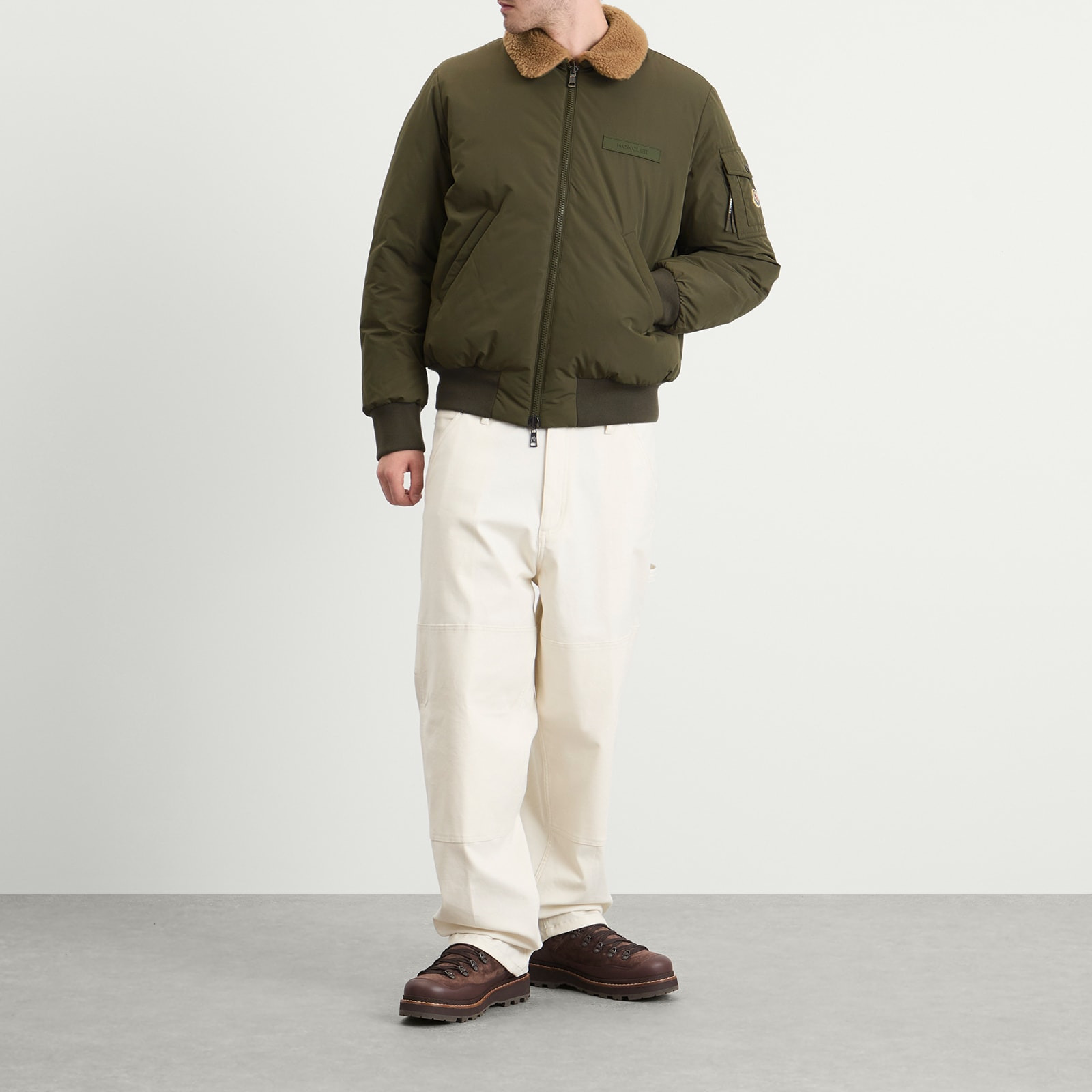 Moncler Maulevrier Bomber Reversible Teddy Jacket - 4