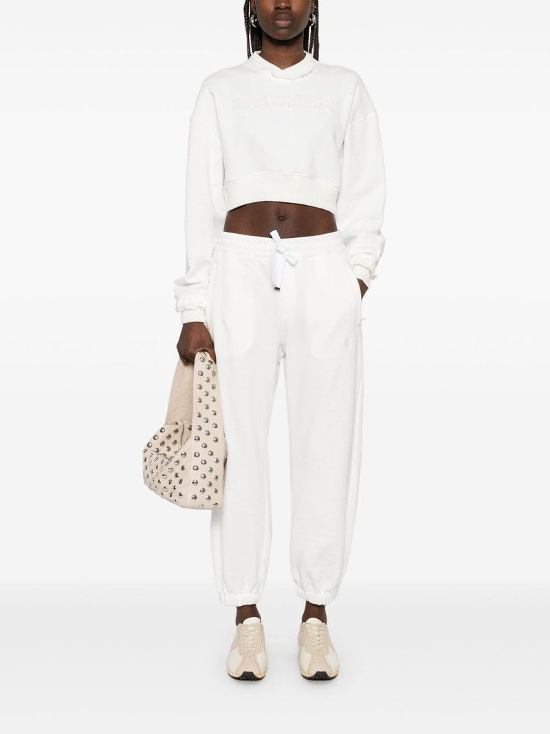 Alexander McQueen skull-embroidered track trousers outlook