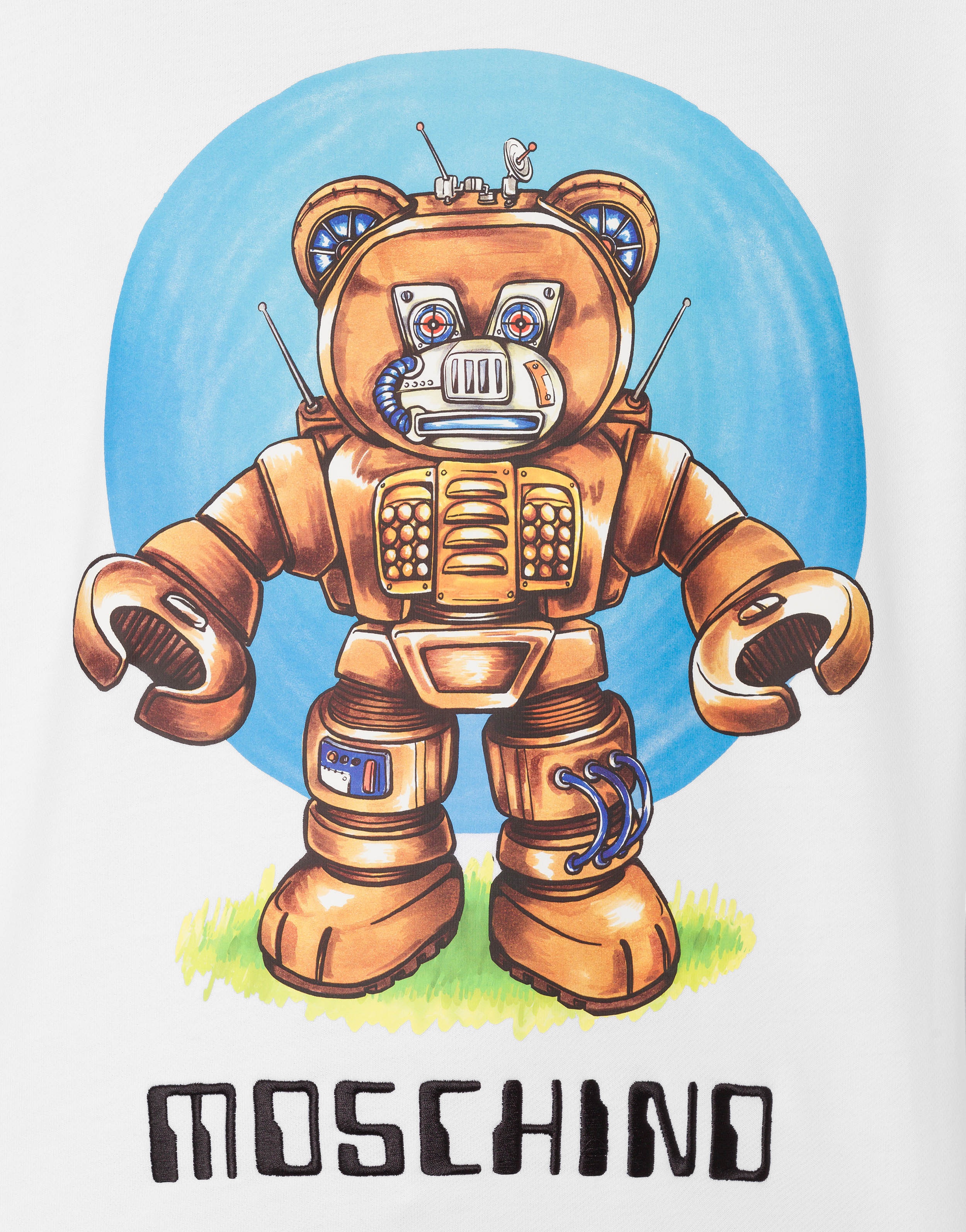 ROBOT BEAR ORGANIC COTTON SWEATSHIRT - 4