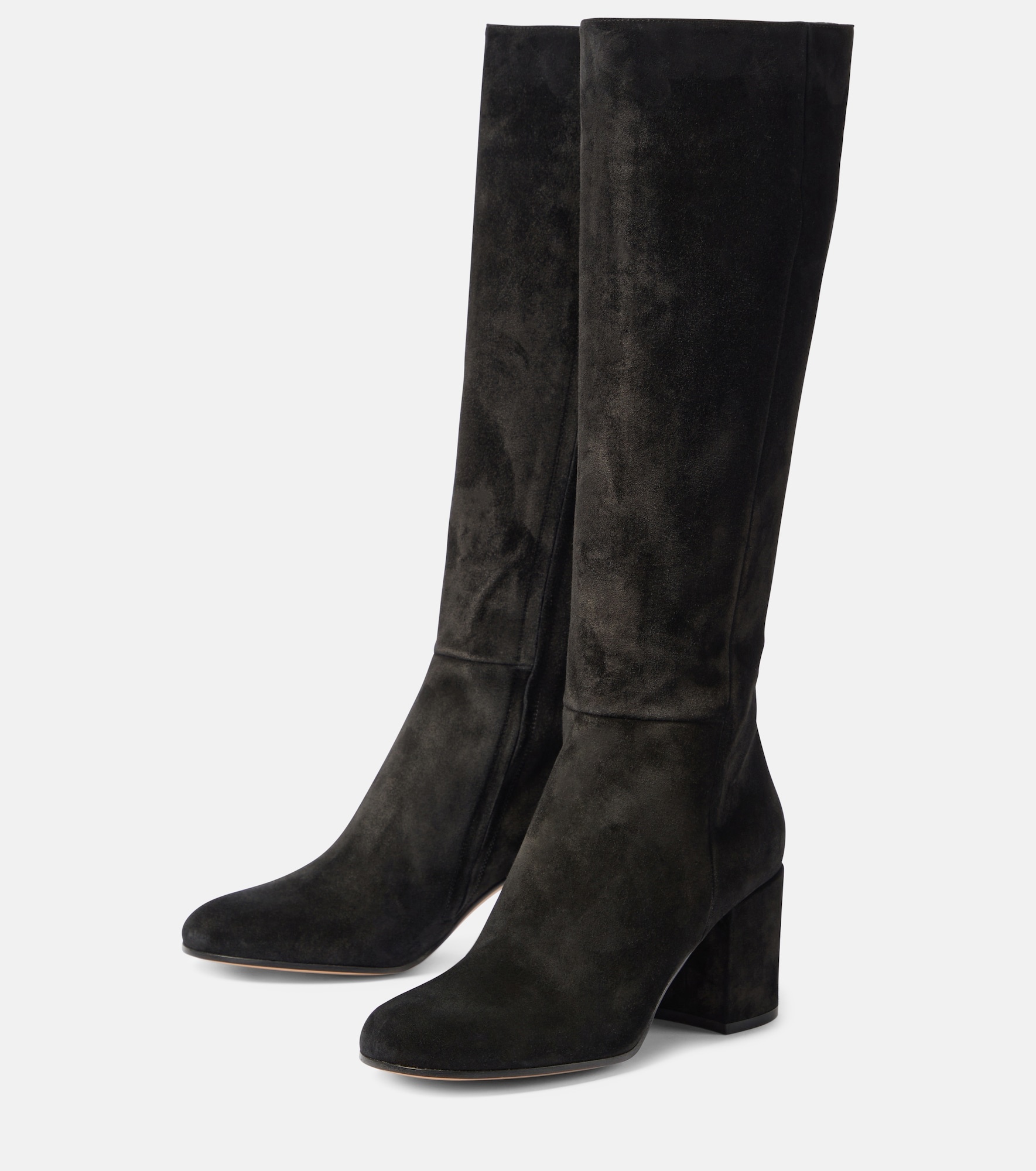 Joelle suede knee-high boots - 5