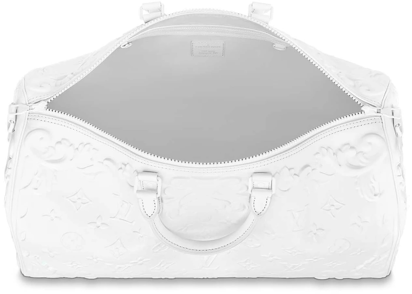 Louis Vuitton Keepall Bandouliere 50 Optic White - 3