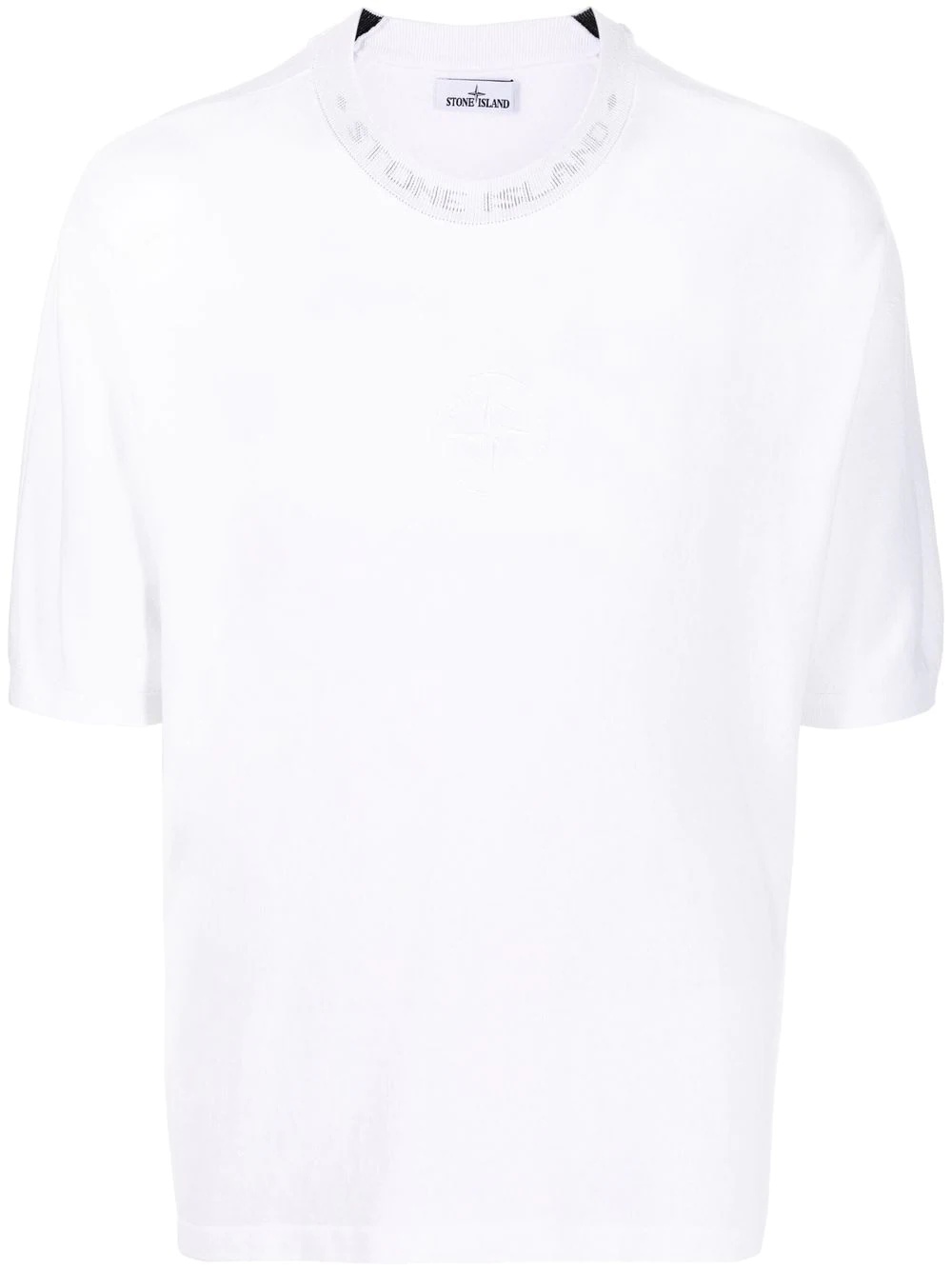 embroidered-logo short-sleeve T-shirt - 1