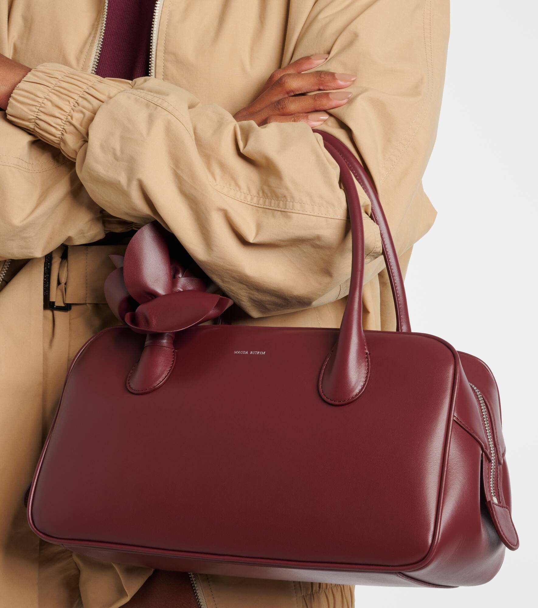 Brigitte leather tote bag - 6