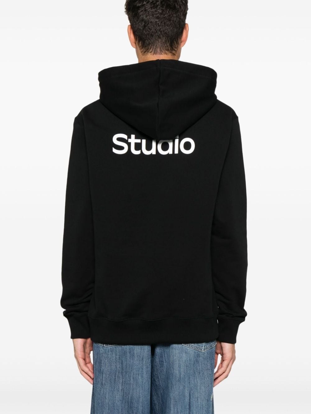 logo-print hoodie - 4