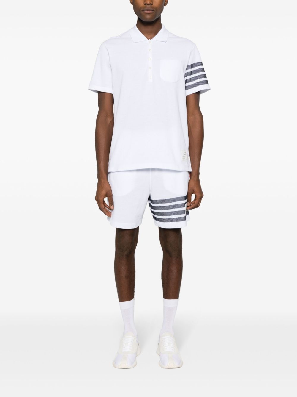 4-Bar cotton polo shirt - 2