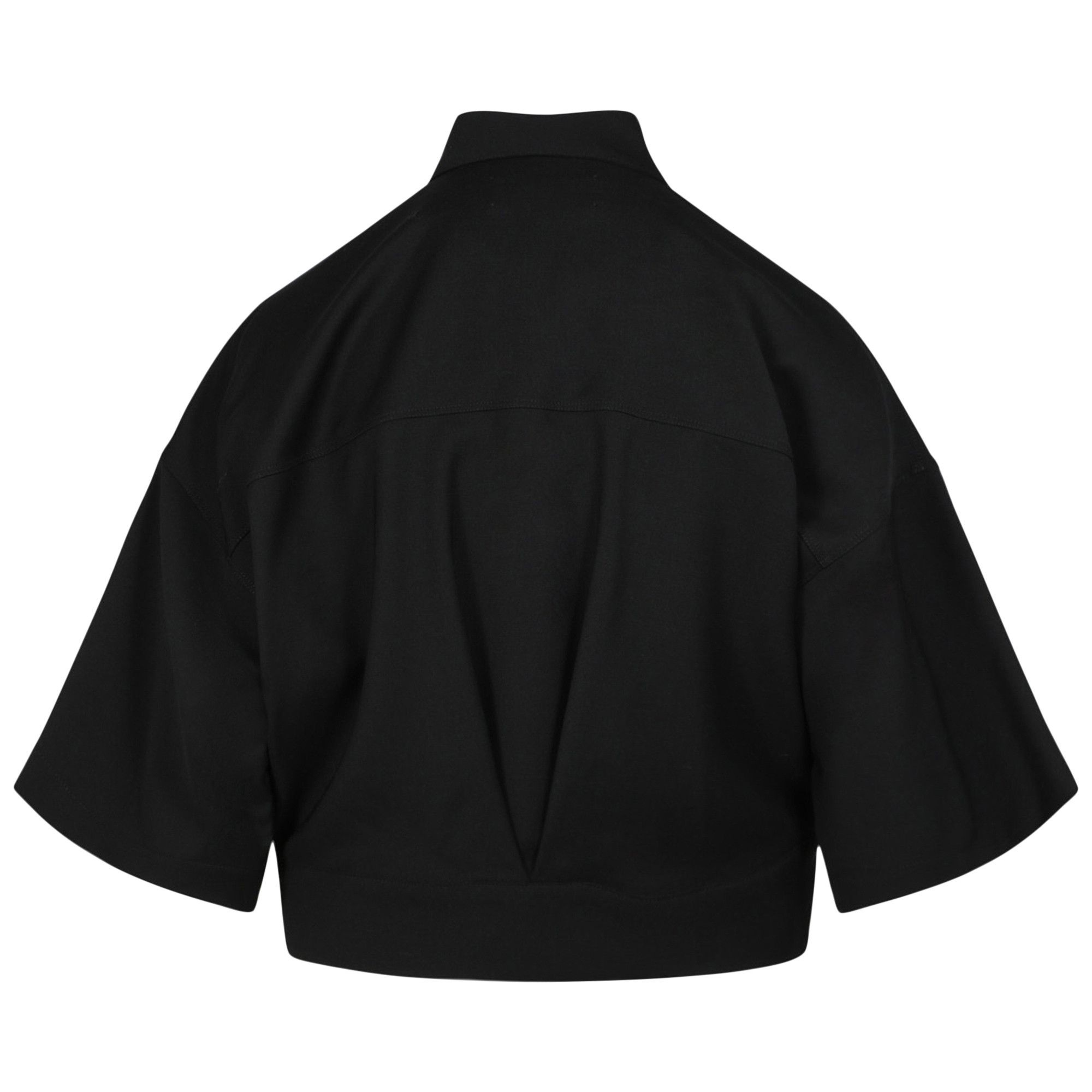Ambush Cropped Short-Sleeve Shirt 'Black' - 2