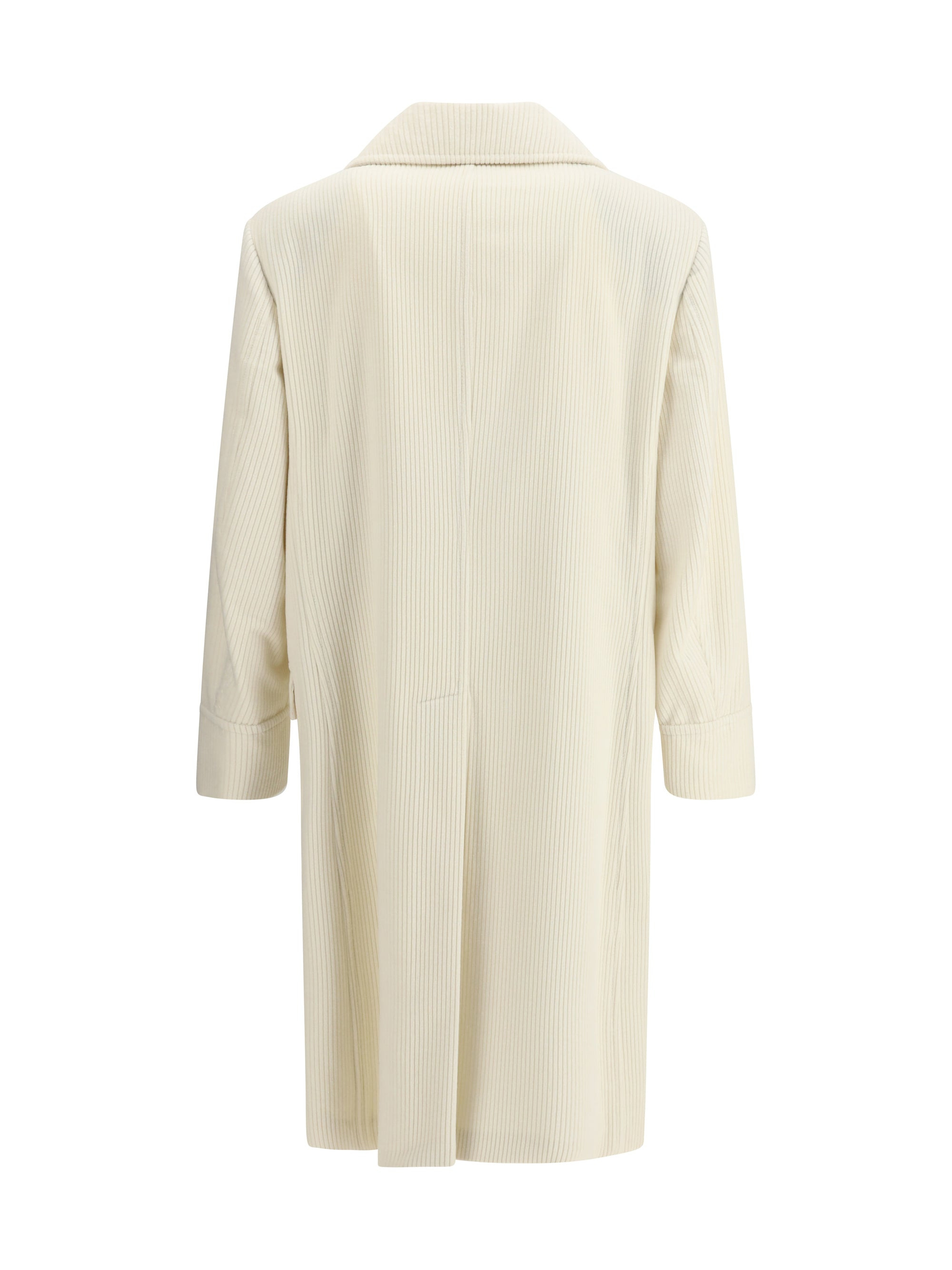 Brunello Cucinelli Men Ribbed Cashmere Coat - 2