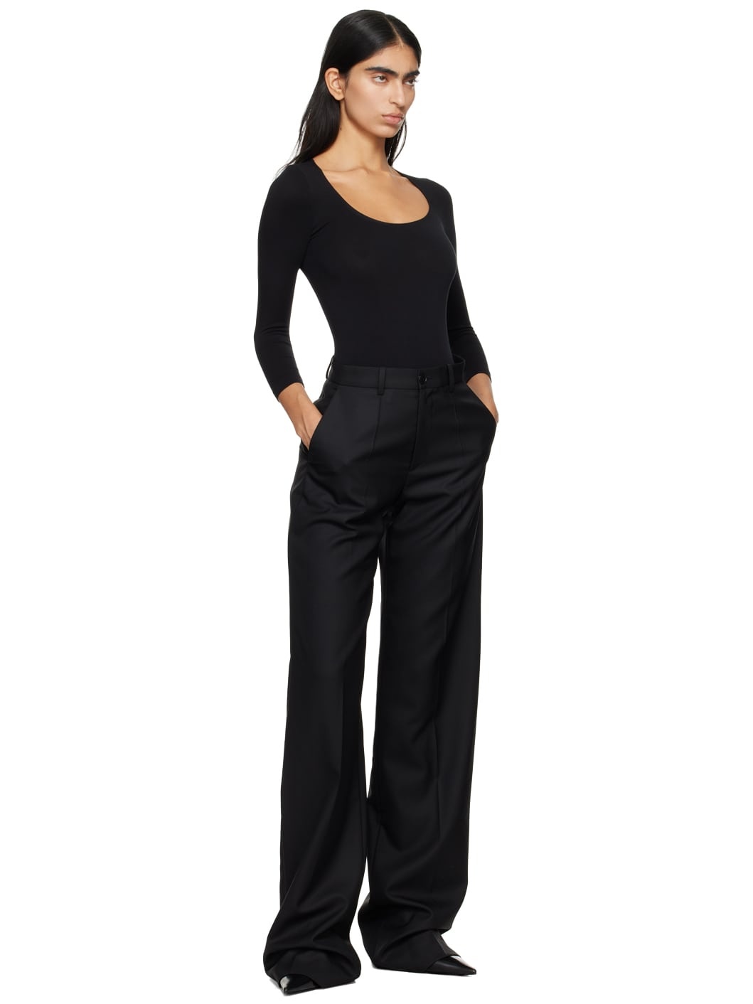 Black Tokio String Bodysuit - 5