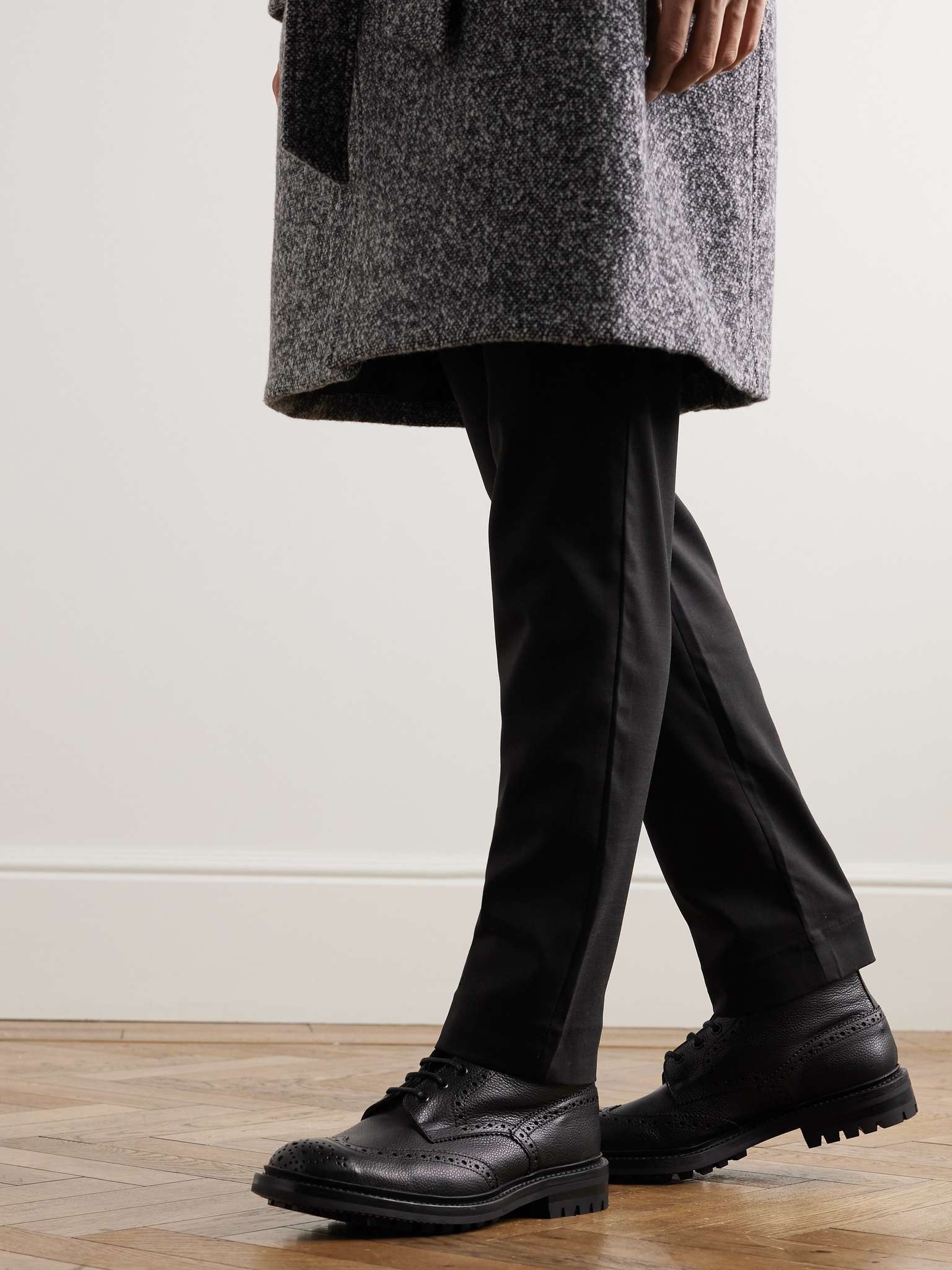 Stow Leather Brogue Boots - 2