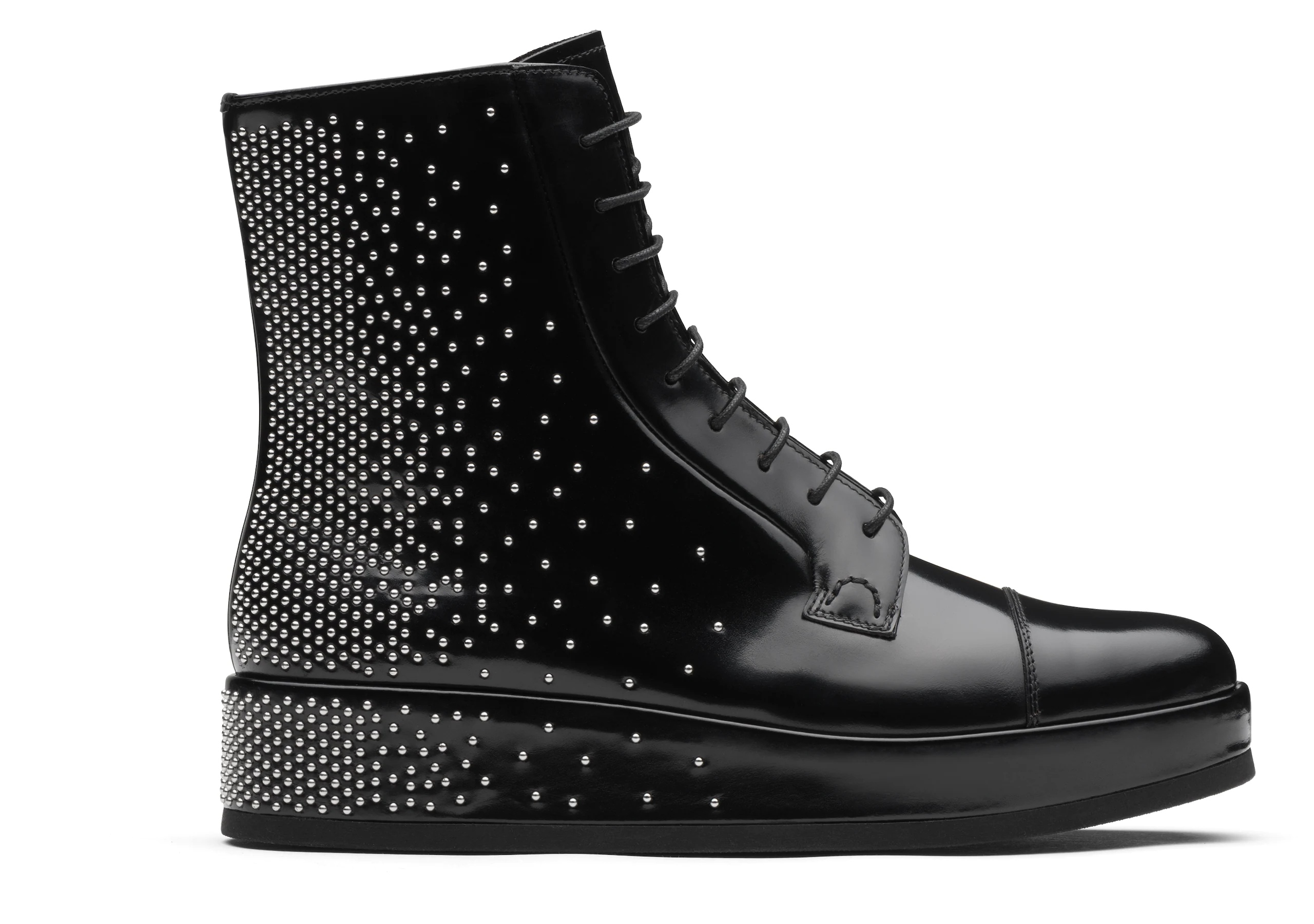 Alexandra k
Polished Binder Lace-up Boot Stud Black - 1