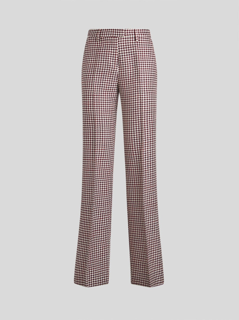 HOUNDSTOOTH TROUSERS - 1
