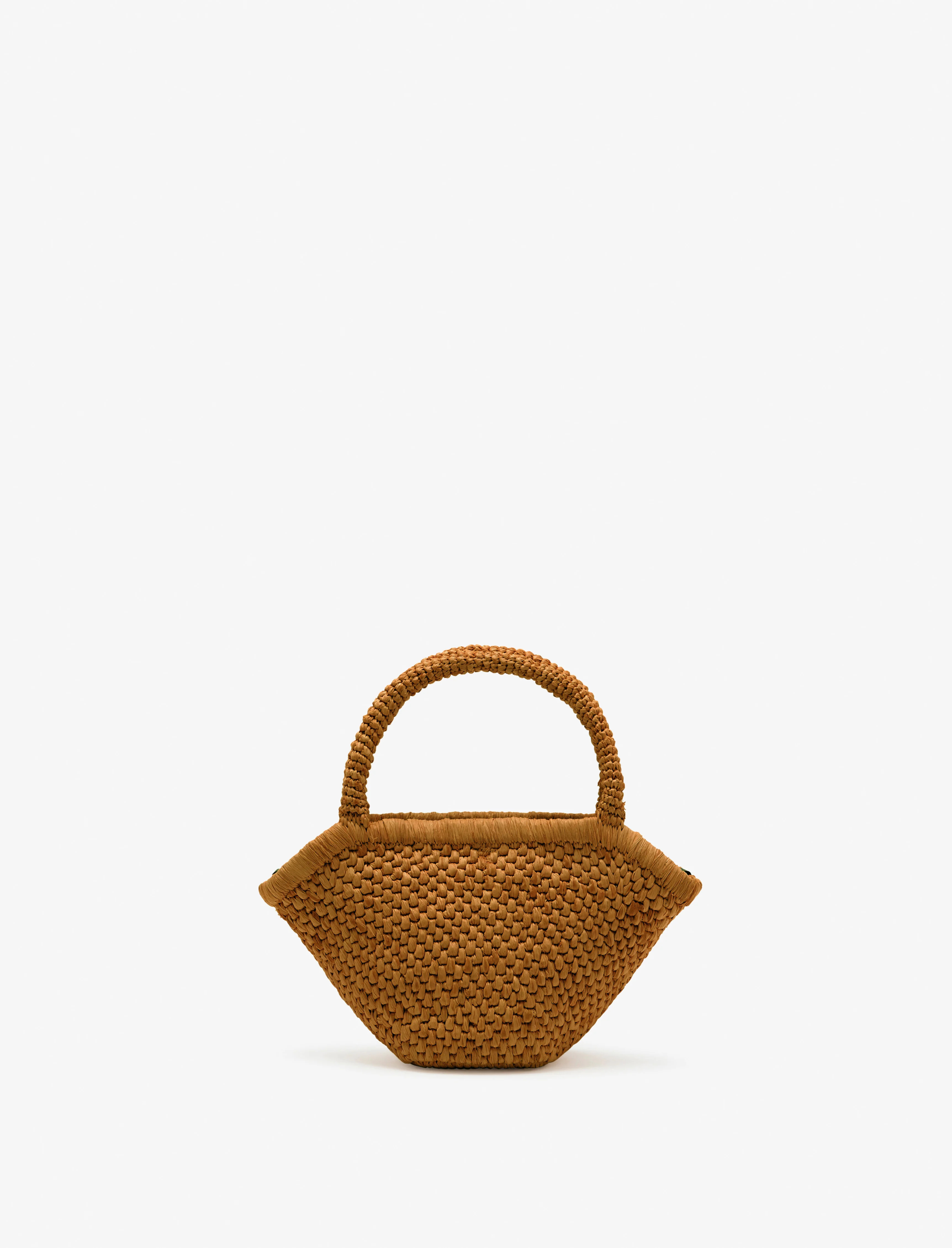 Small Chelsea Tote in Natural Raffia - 4