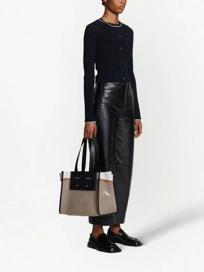 Proenza Schouler Large Morris Coated Canvas Tote outlook