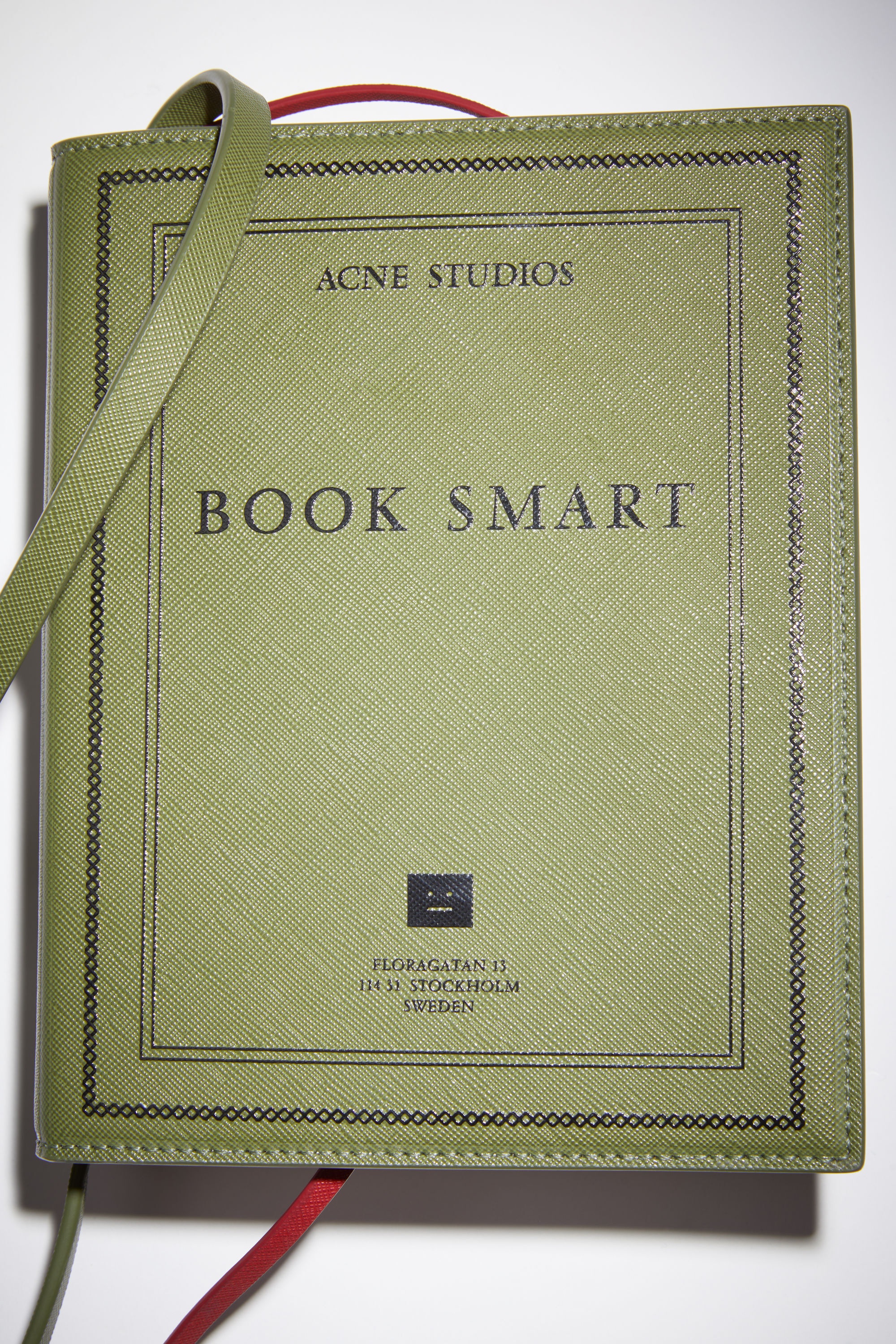 Acne Studios Crossbody bag - Green/white | REVERSIBLE