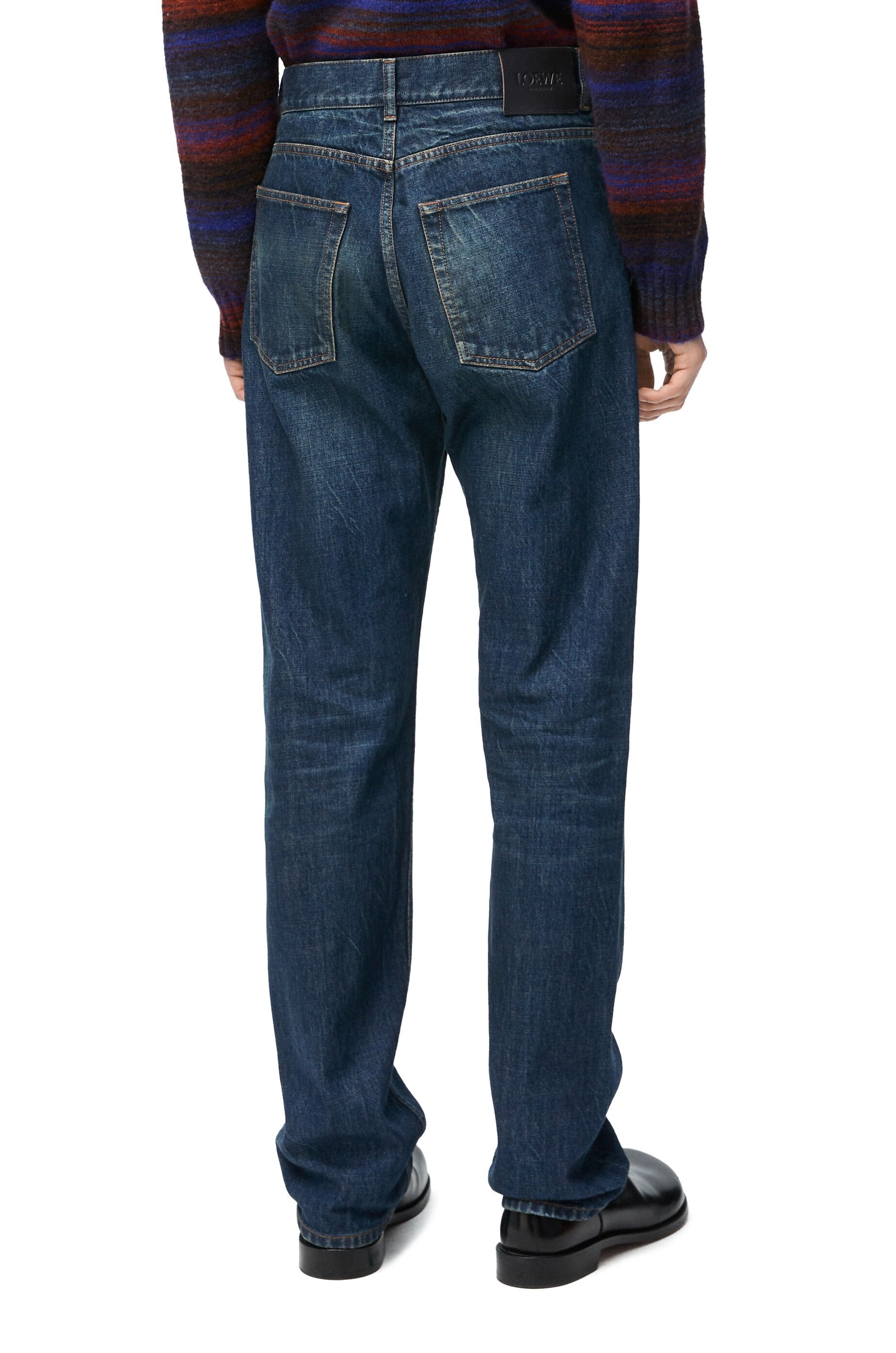 Straight leg jeans in denim - 4