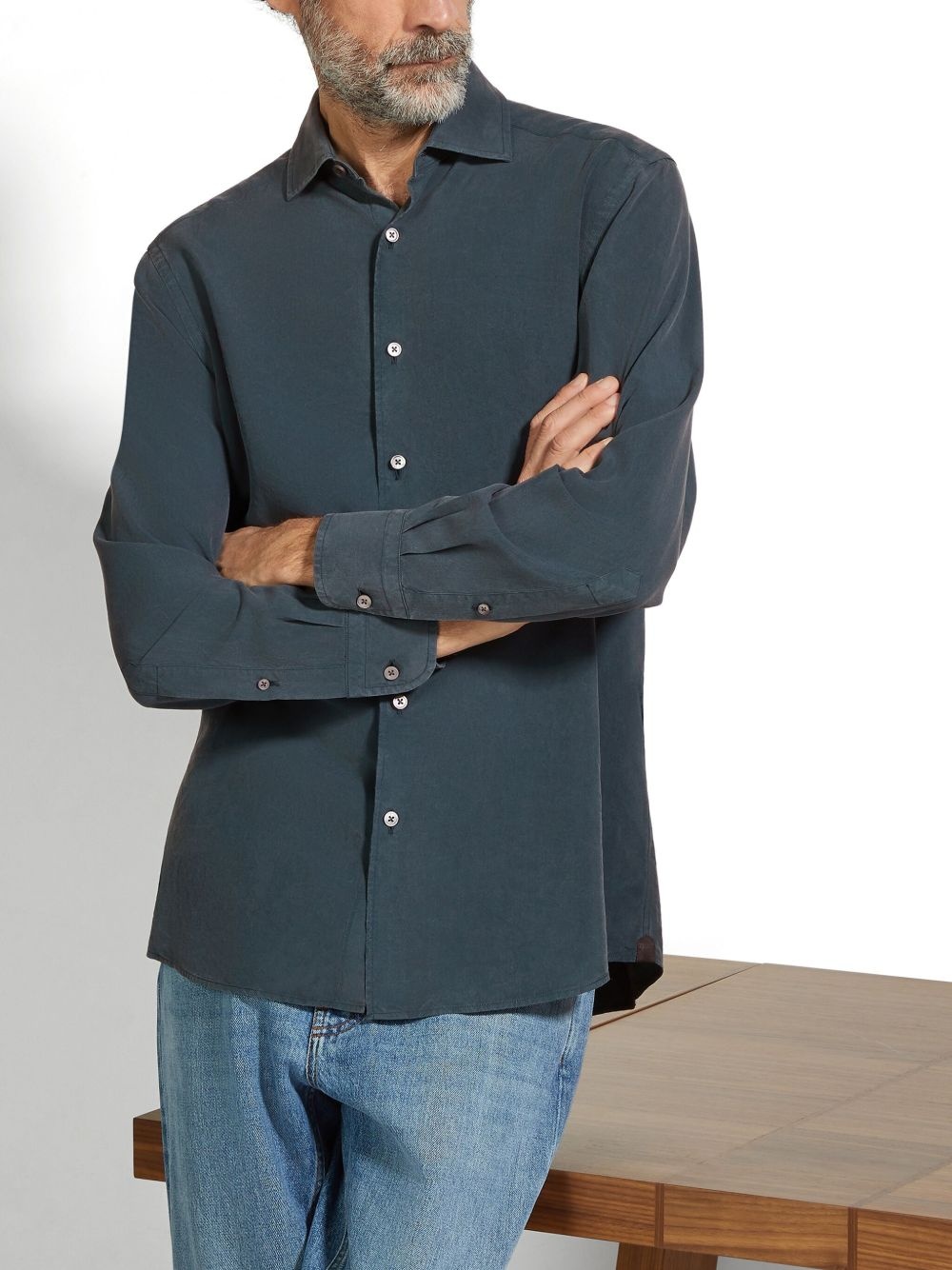 silk shirt - 5