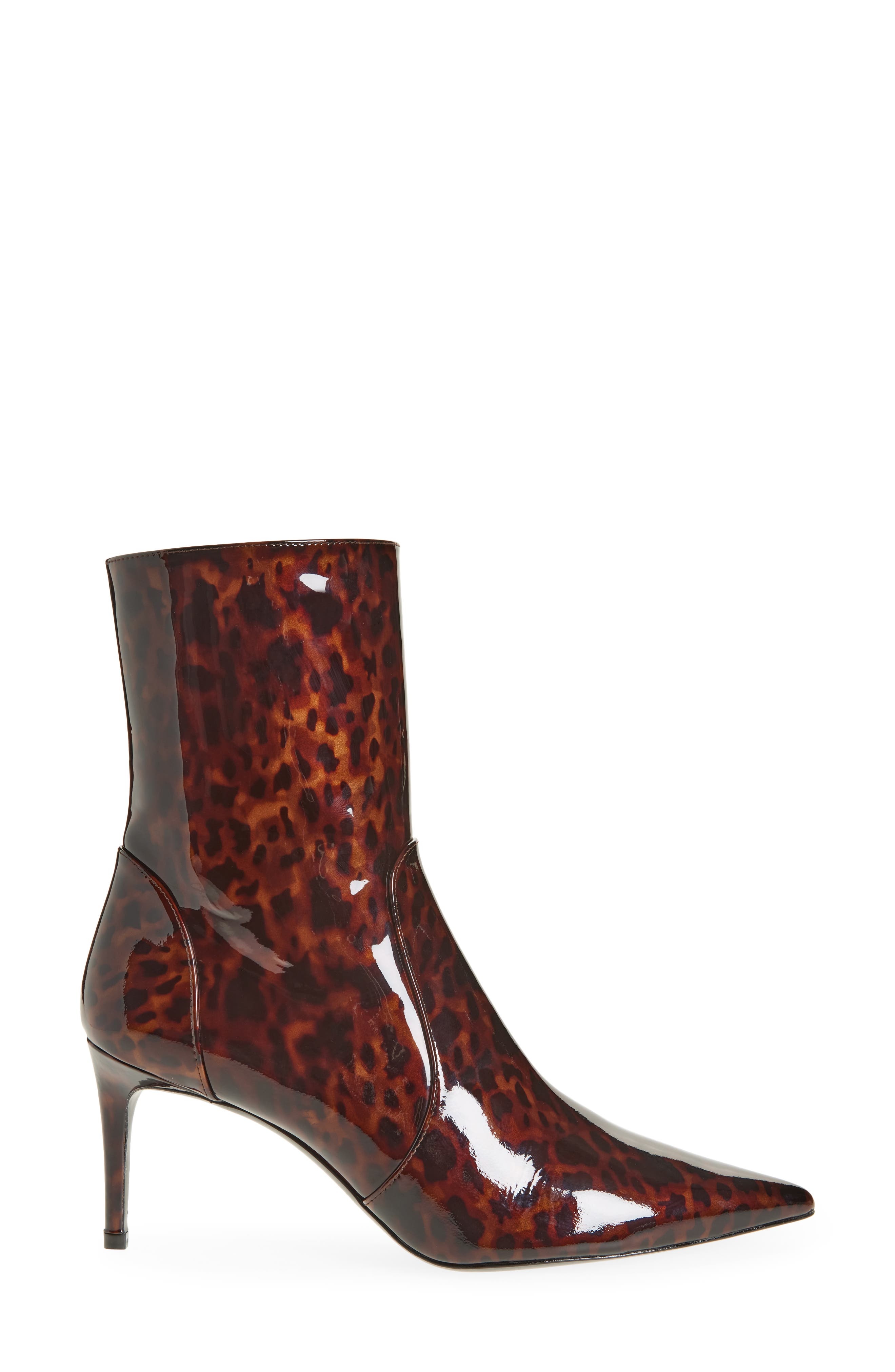 Stuart Weitzman Stuart Power 75 Zip Bootie in Dark Brown at Nordstrom - 3