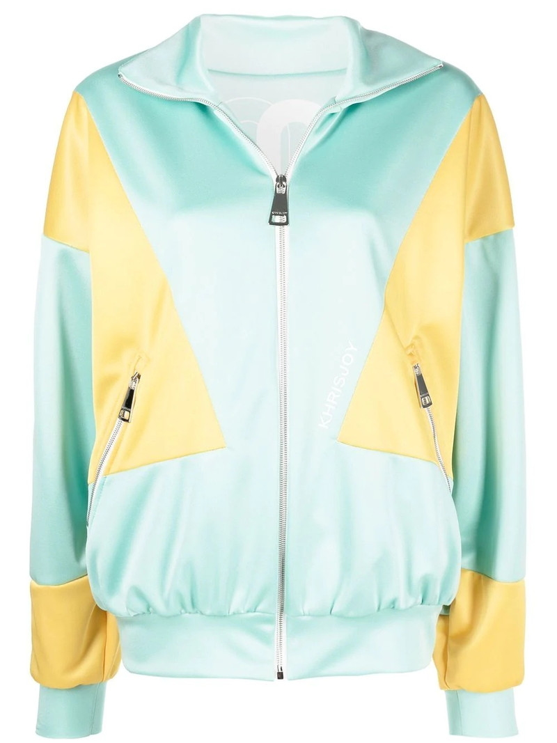 panelled zip-up track jacket 1