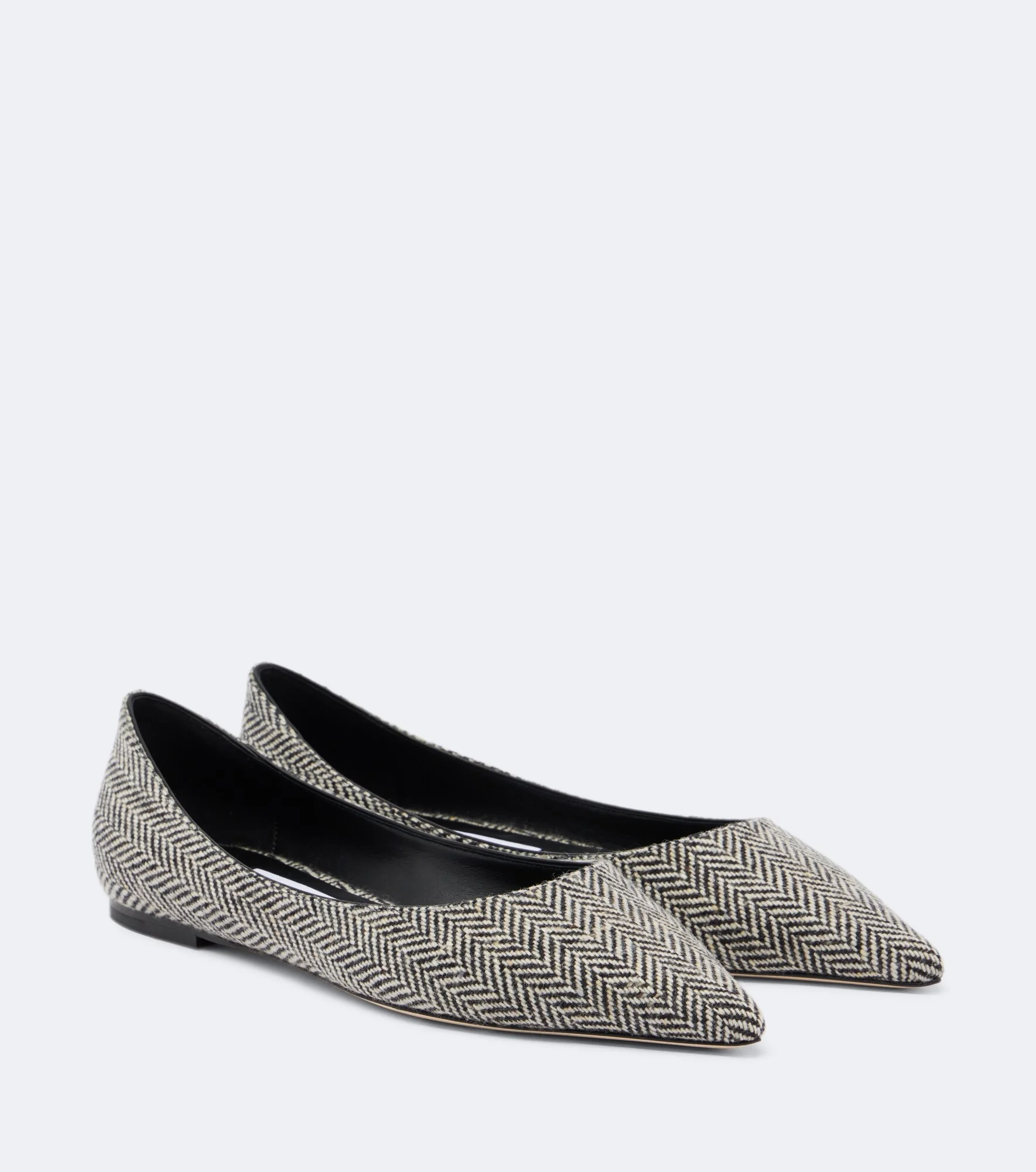Love herringbone ballet flats - 1