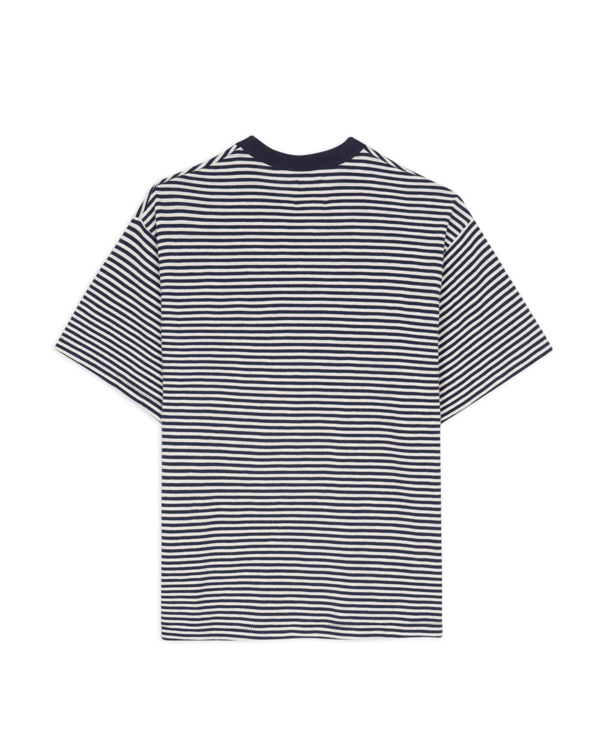 Brooks Brothers California Loose Knit Striped T-Shirt - Navy - 2