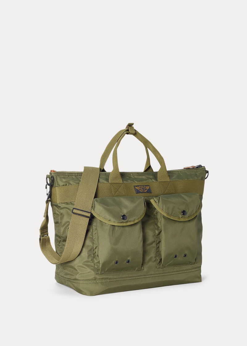 RRL by Ralph Lauren Nylon Canvas Utility Messenger Bag outlook