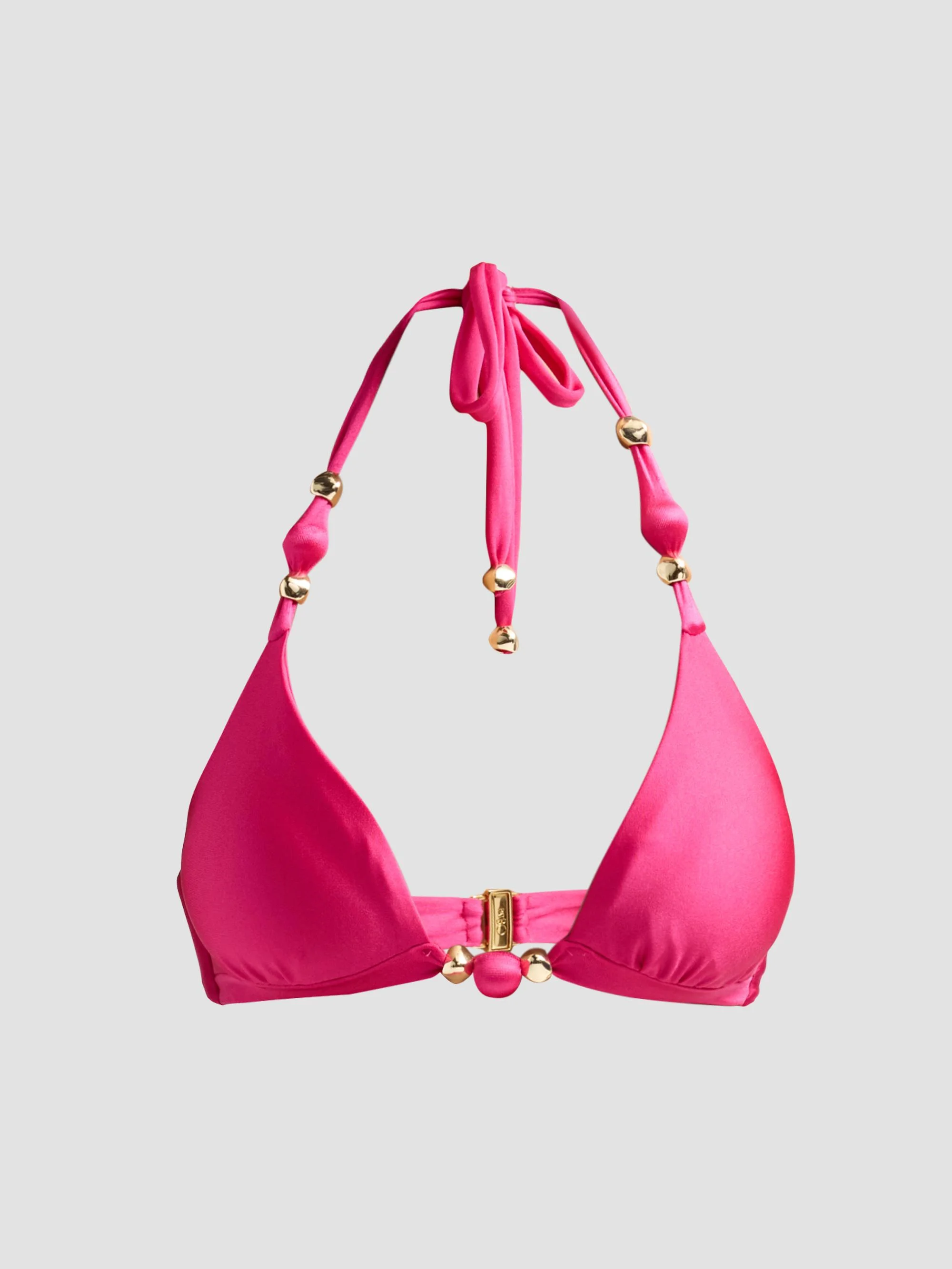 Women's Aurora Halter Bikini Top - Pink - 1