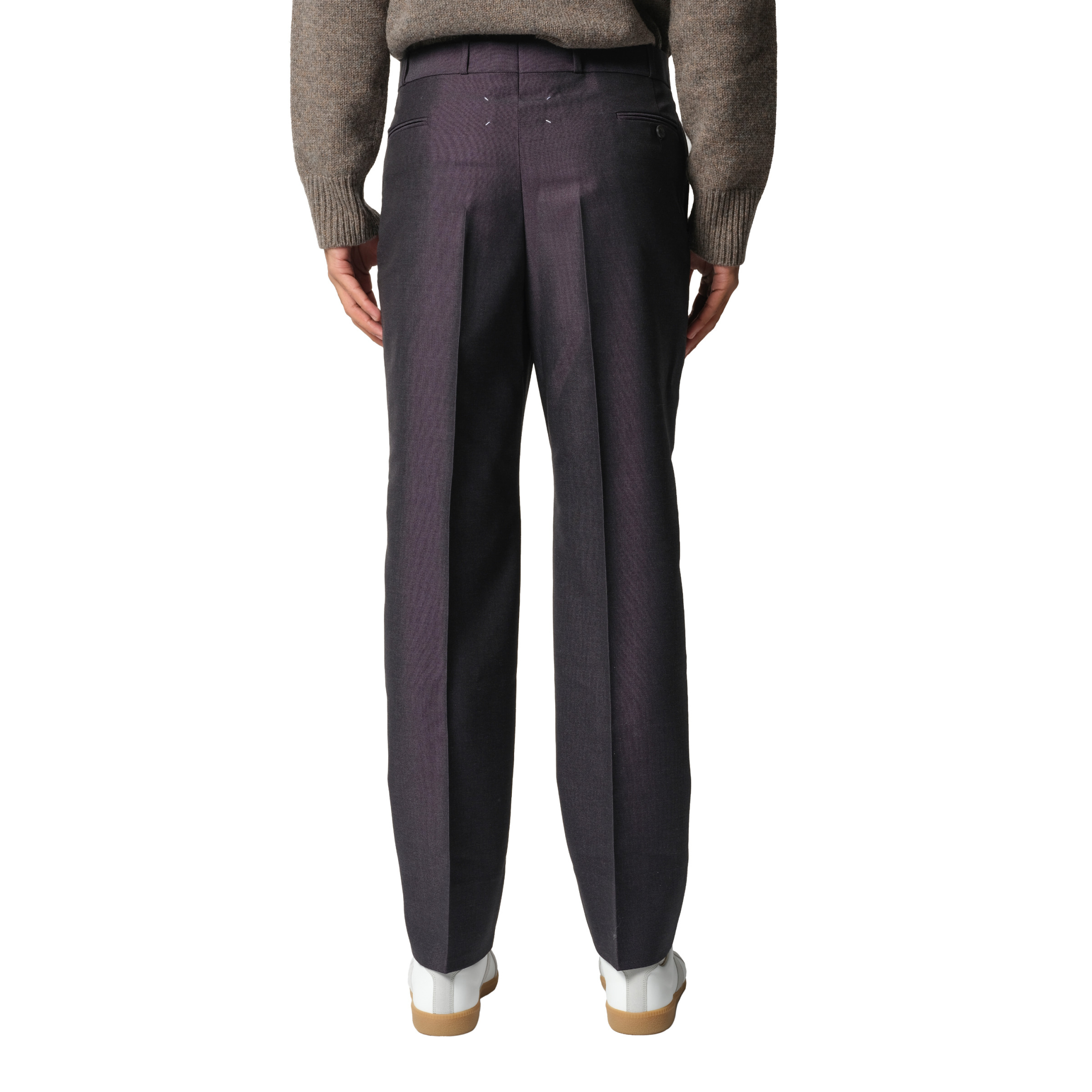 British Mohair Suit Pants in Charcoal - 6
