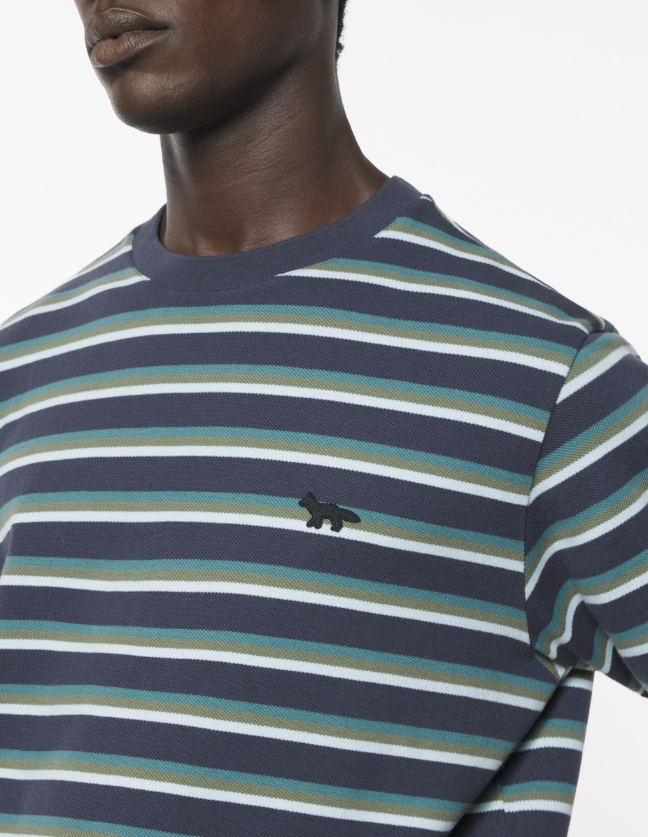 PROFILE FOX PATCH STRIPED COMFORT TEE-SHIRT - 4